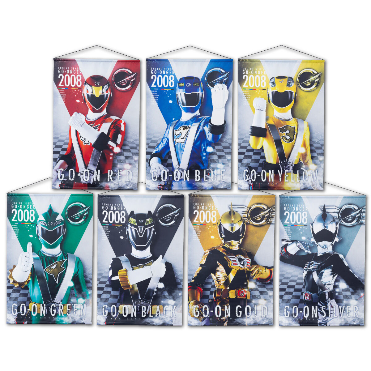 Polyester Engine Sentai Go - Onger Wall - Hanging Tapestries