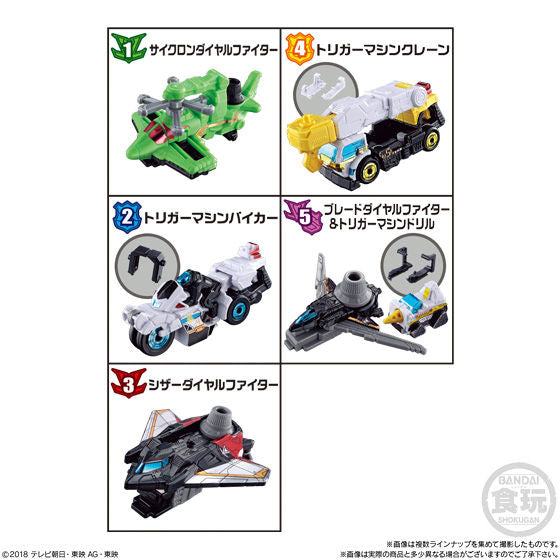 Miniature Plastic Model Set 03 - Lupinranger VS Patoranger with Multiple Character Machines