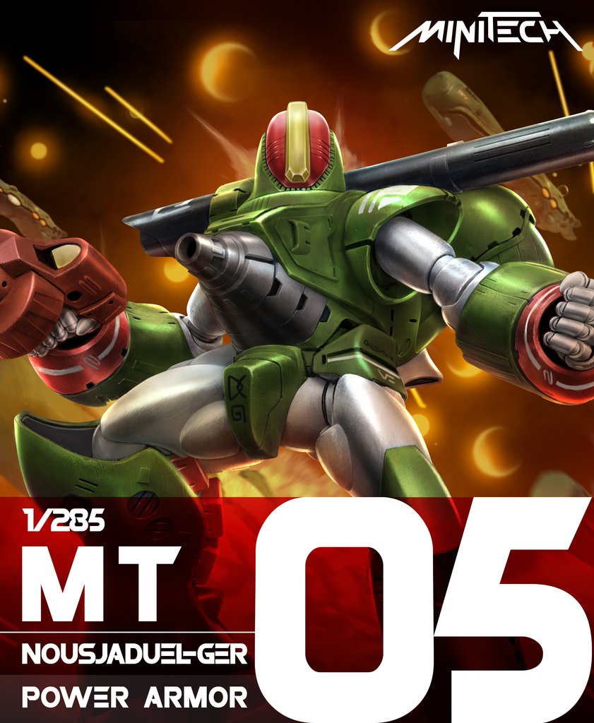 MiniTech MT05 Non - Painted Power Armor Model from Macross/Robotech Series