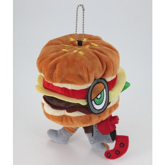 Cute Ex - Aid Burgermon Stuffed Plush Toy, 6.5 - inch