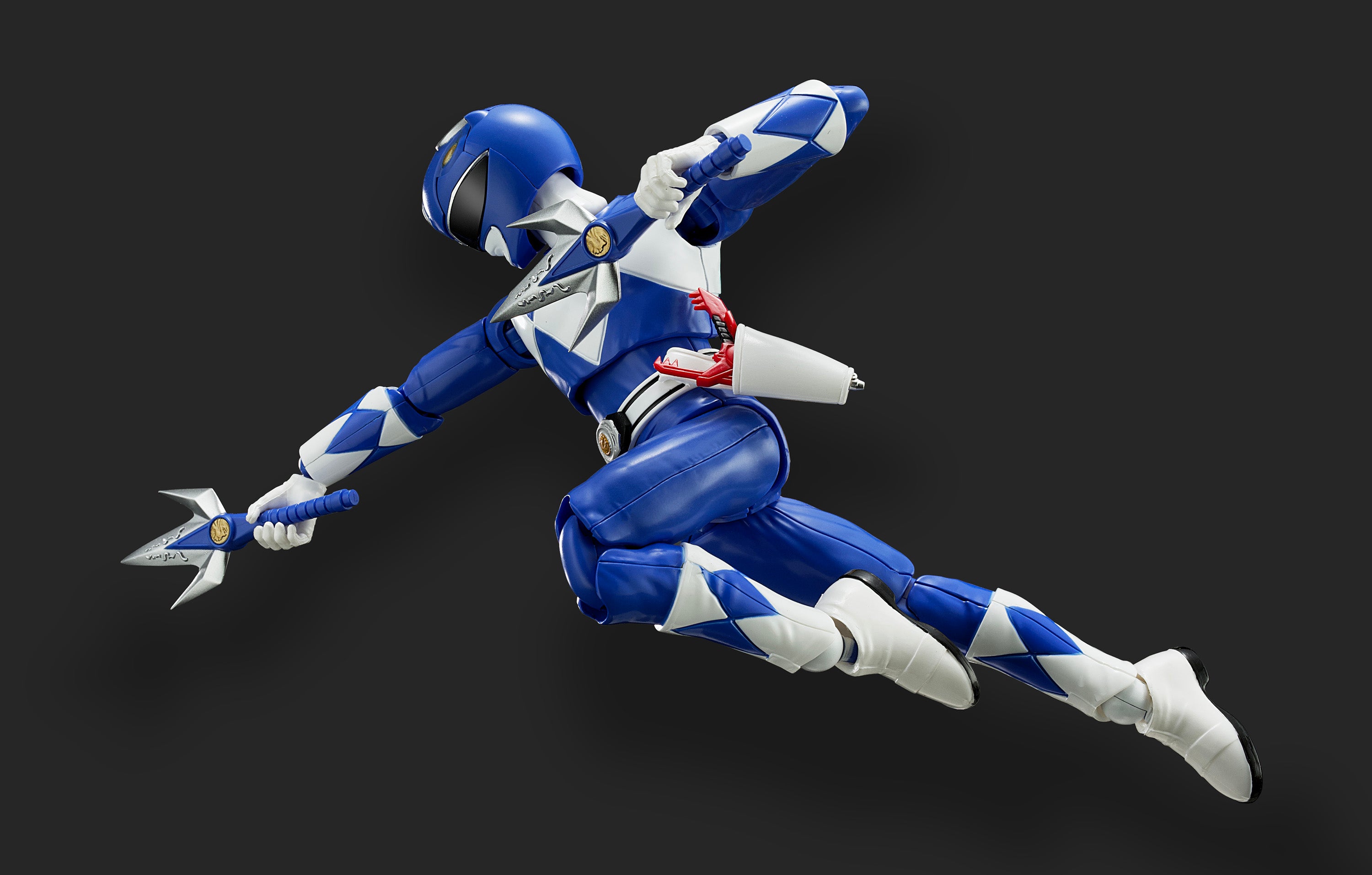 Flame Toys Pre - painted Plastic Blue Ranger Model from Power Rangers Furai