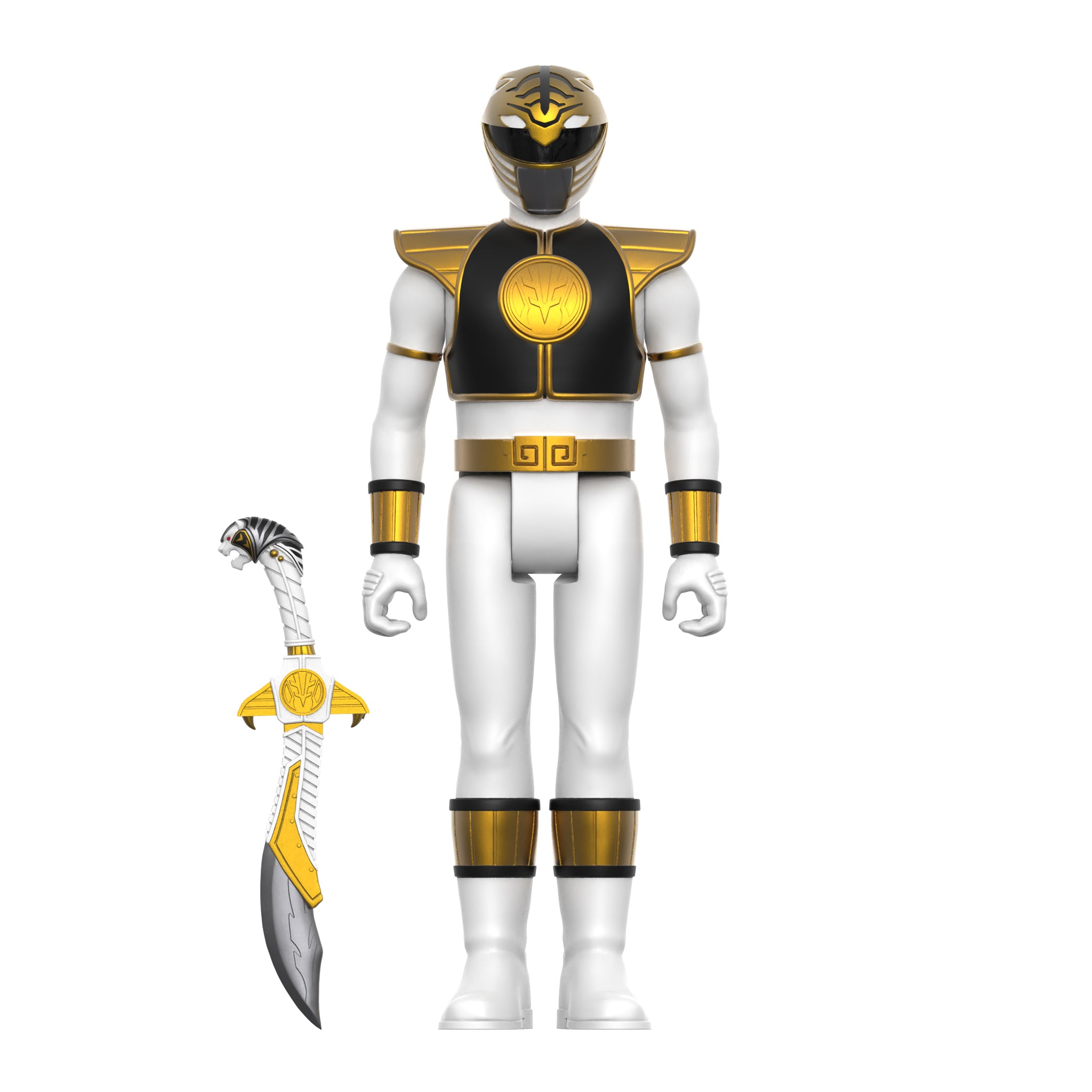 Wave 4 Power Rangers ReAction Figure - Stylish White Ranger