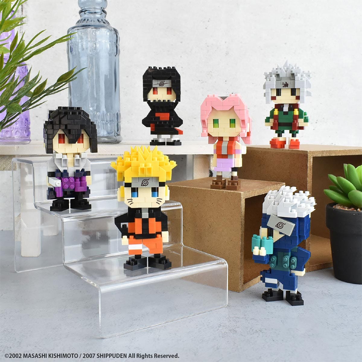 Nanoblock Miniature Building Kit - Itachi Uchiha from Naruto Shippuden Anime Series