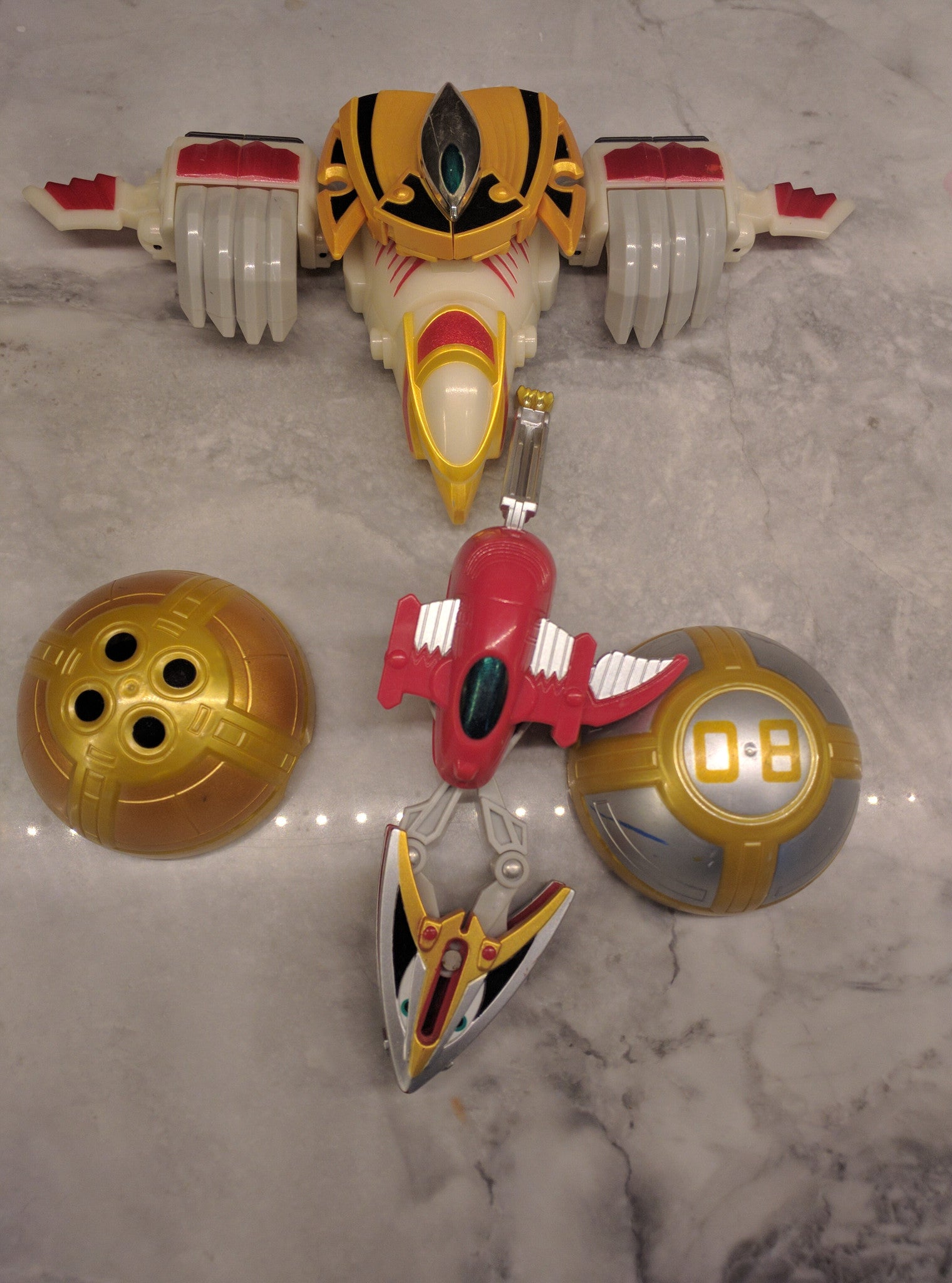 DX Tricondor with Exclusive Ball 08 from Hurricaneger Movie
