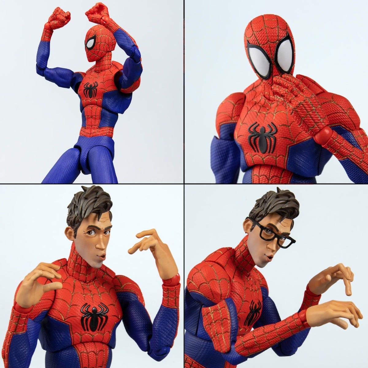 SV-Action Collectible Figure of Spider-Man Peter B Parker from Spider-Man: Into the Spider-Verse