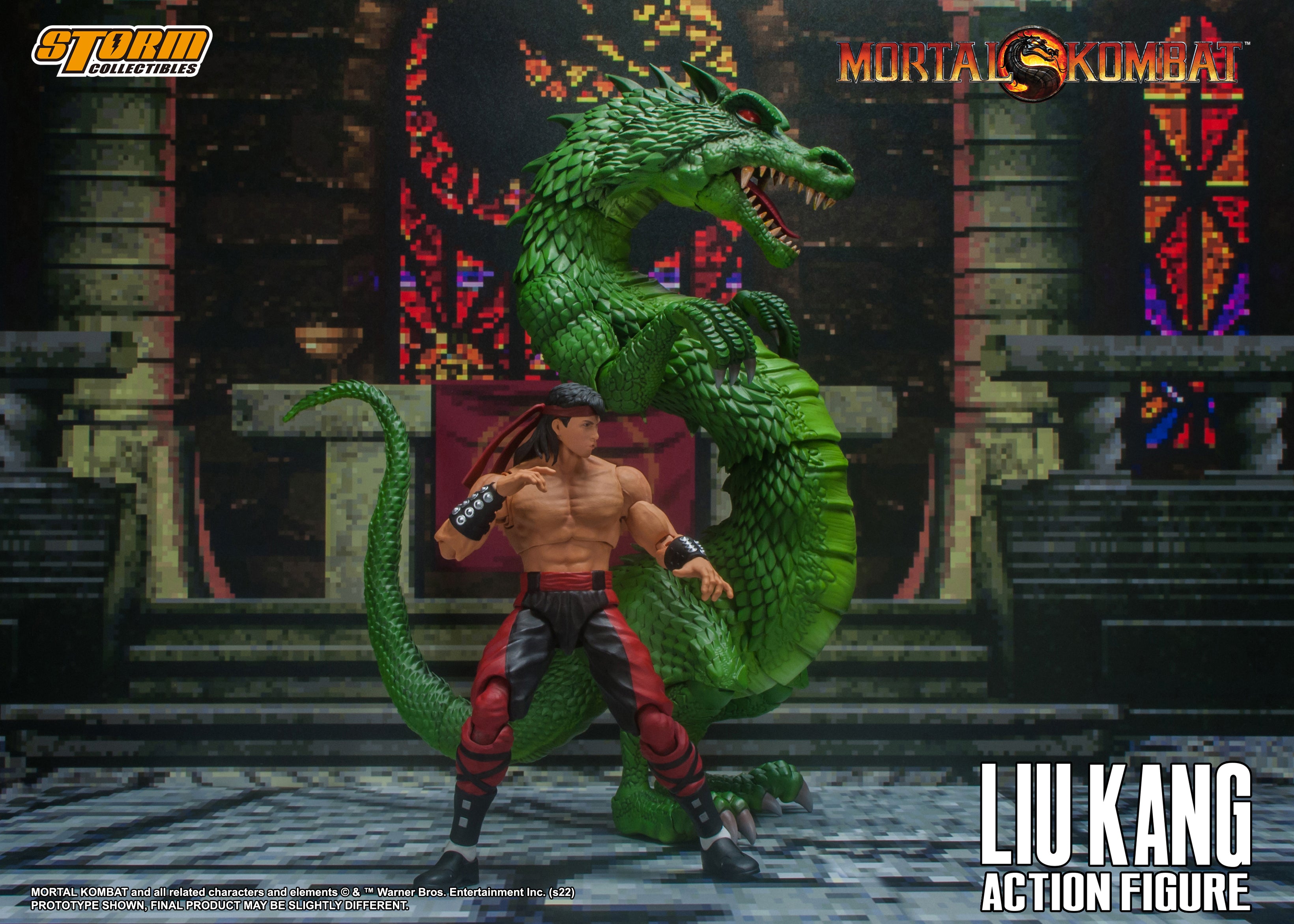 Storm Collectibles 1/12 Scale Liu Kang Action Figure from Mortal Kombat - A Highly Detailed Collectible Toy