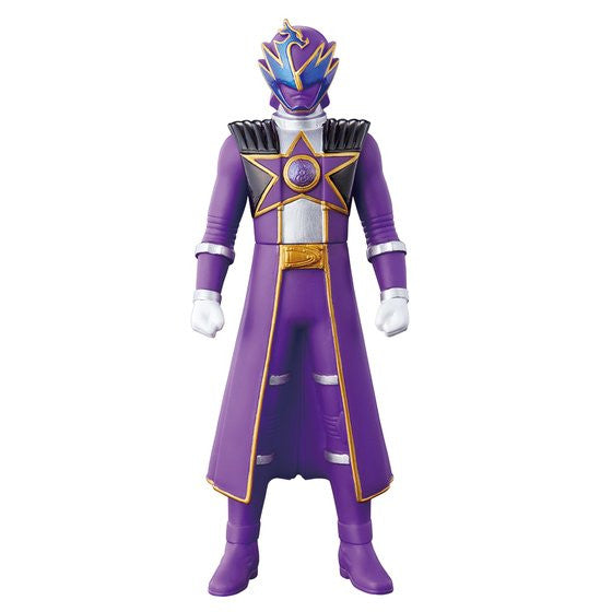 6 - inch Poseable Purple Vinyl Figure of Kyuranger SH10 Ryuu Commander
