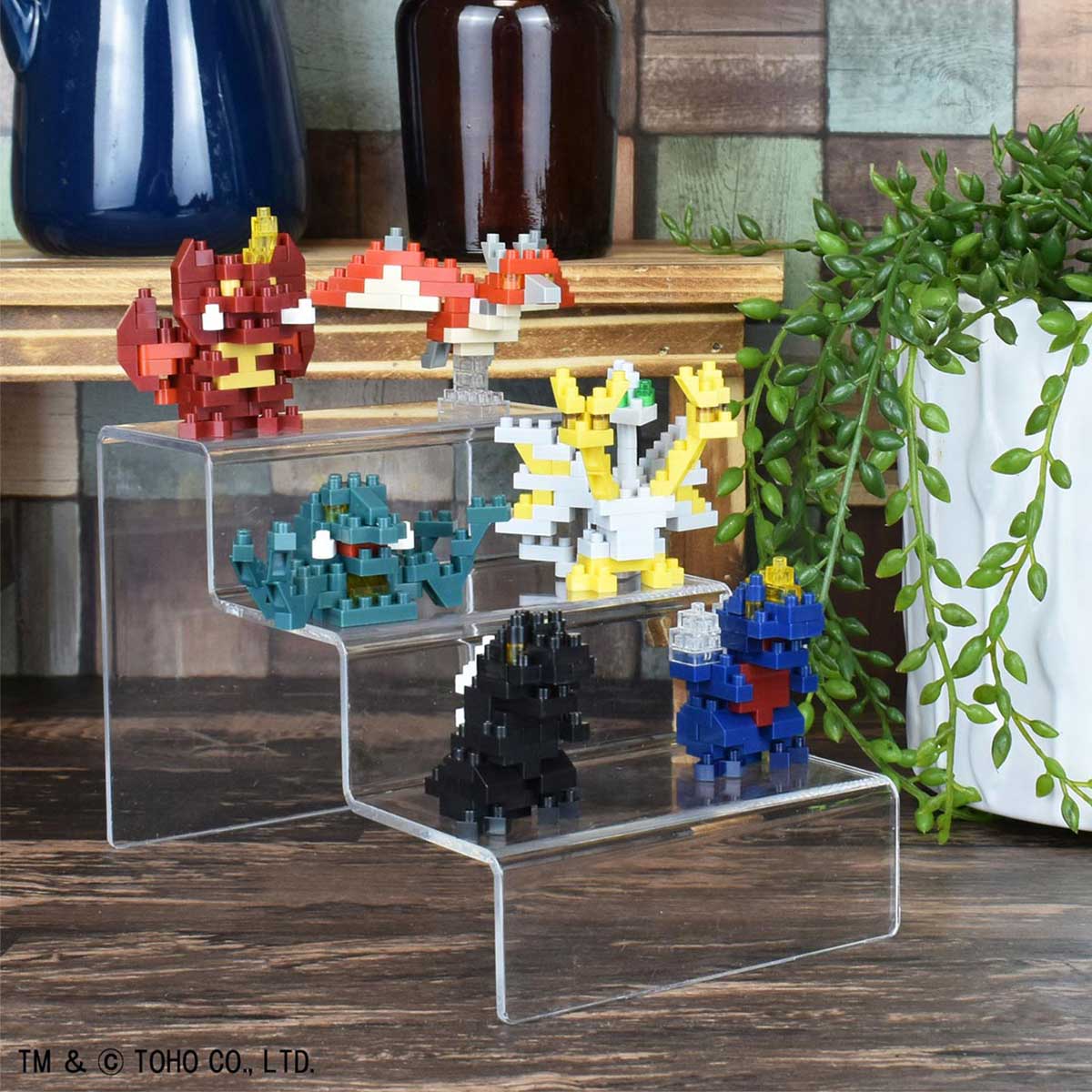 Nanoblock Mini Nano Series Volume 2 Godzilla Building Block Set