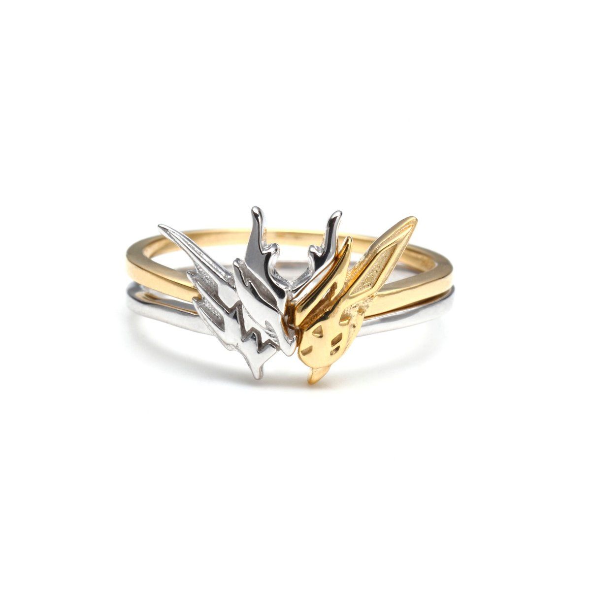 Stylish Cross-Z Build Rings in Japanese Sizes 9, 11, 13 & 15