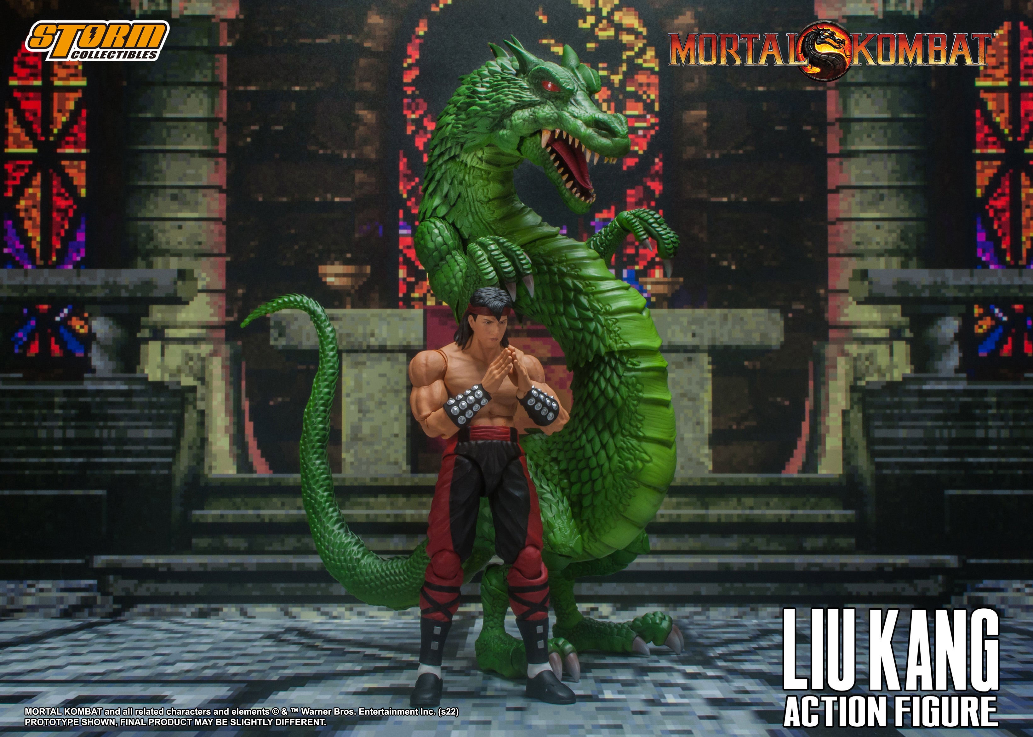Storm Collectibles 1/12 Scale Liu Kang Action Figure from Mortal Kombat - A Highly Detailed Collectible Toy