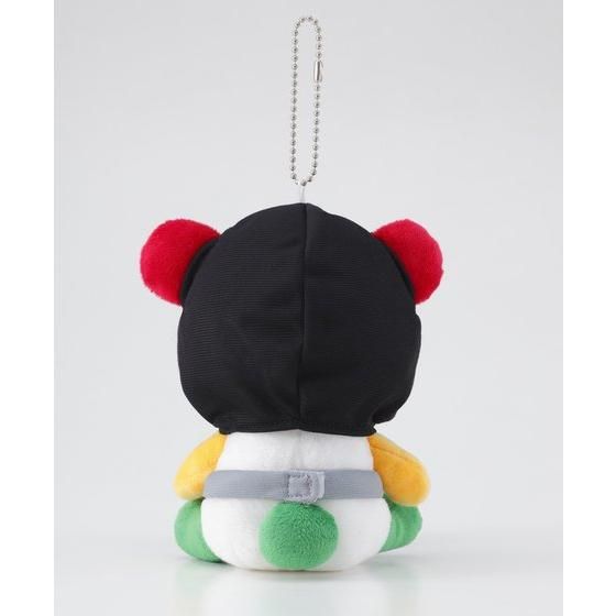 ROG Heisei Kamen Rider Panda - Inspired Plush Mascot Keychains for Collectors and Fans