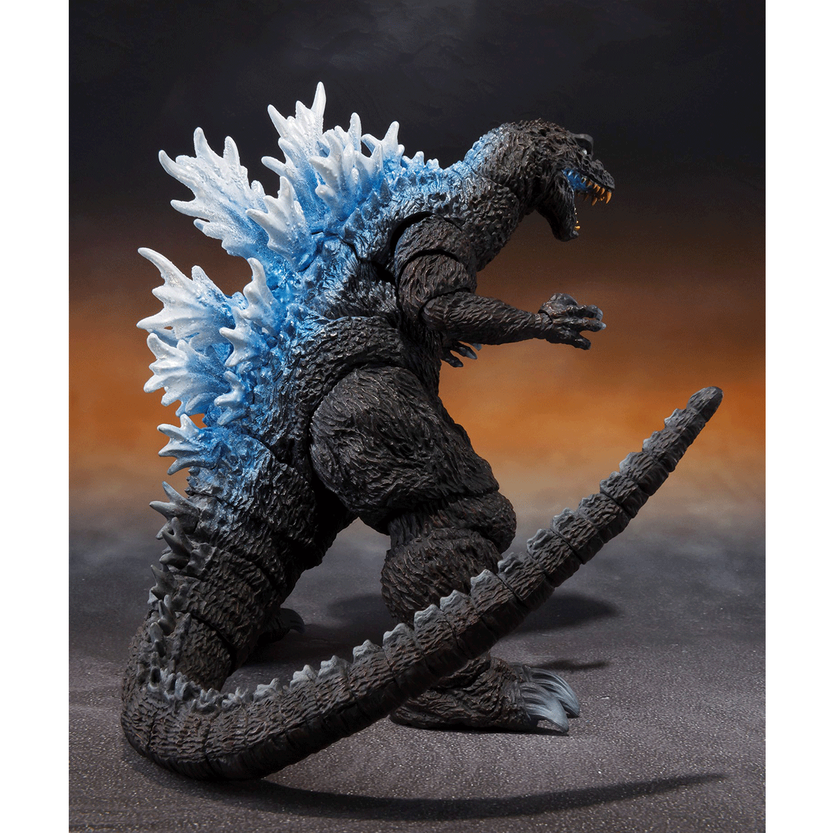 SH Monsterarts Collectible Godzilla Figurine - 2001 Heat Ray Version