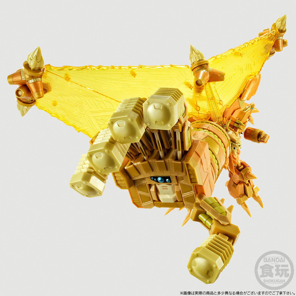Final GaoGaiGar Golden Special Edition Toy - The Last Brave King with Glittering Clear Parts