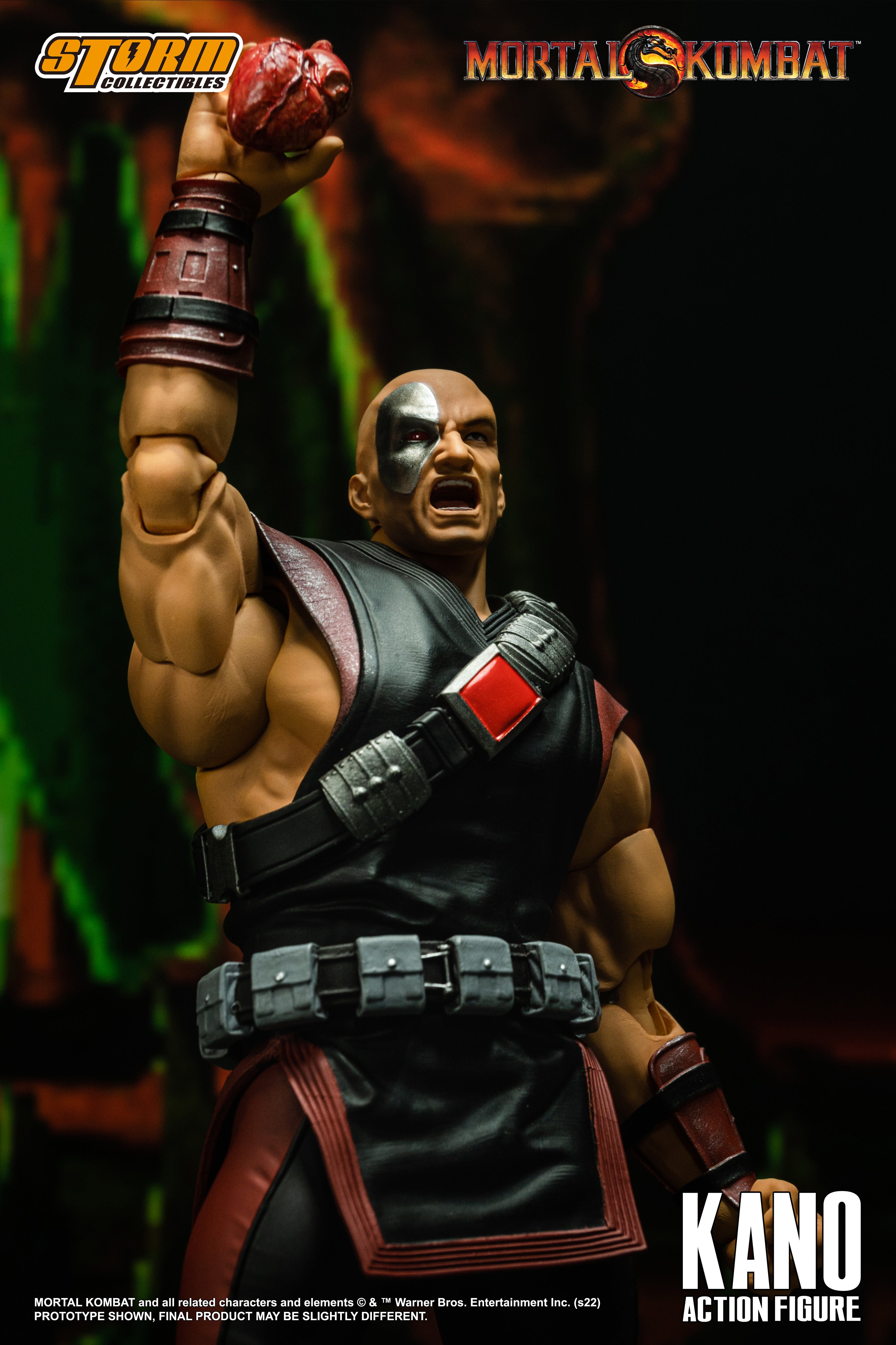 Kano Mortal Kombat Storm Highly-Detailed Collectible Action Figure