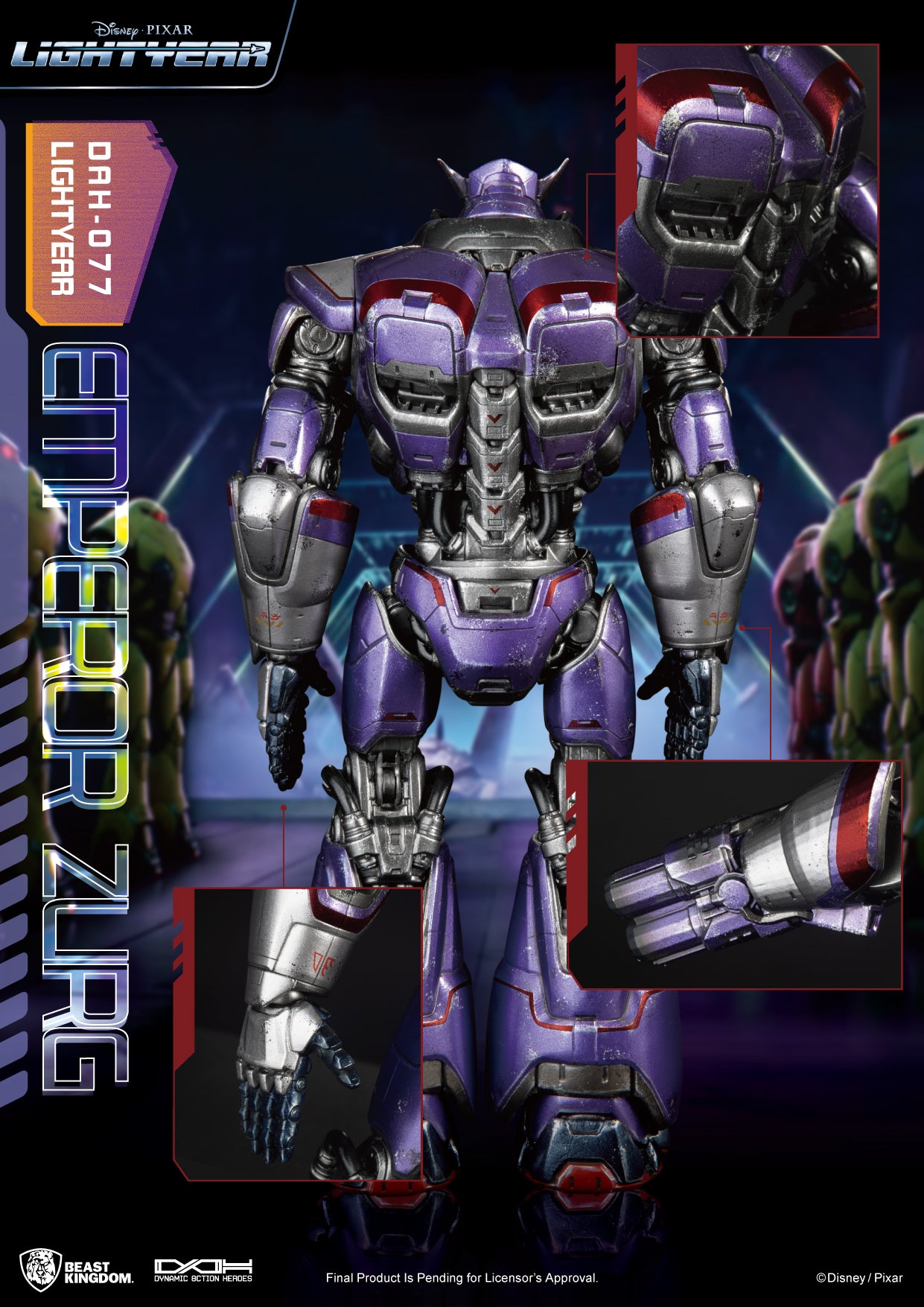 DAH-077 Zurg - Highly Detailed Buzz Lightyear Action Figure