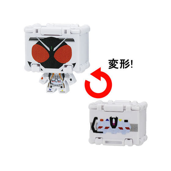 Collectible Kamen Rider Bokurun Cube Figures for Stackable Display