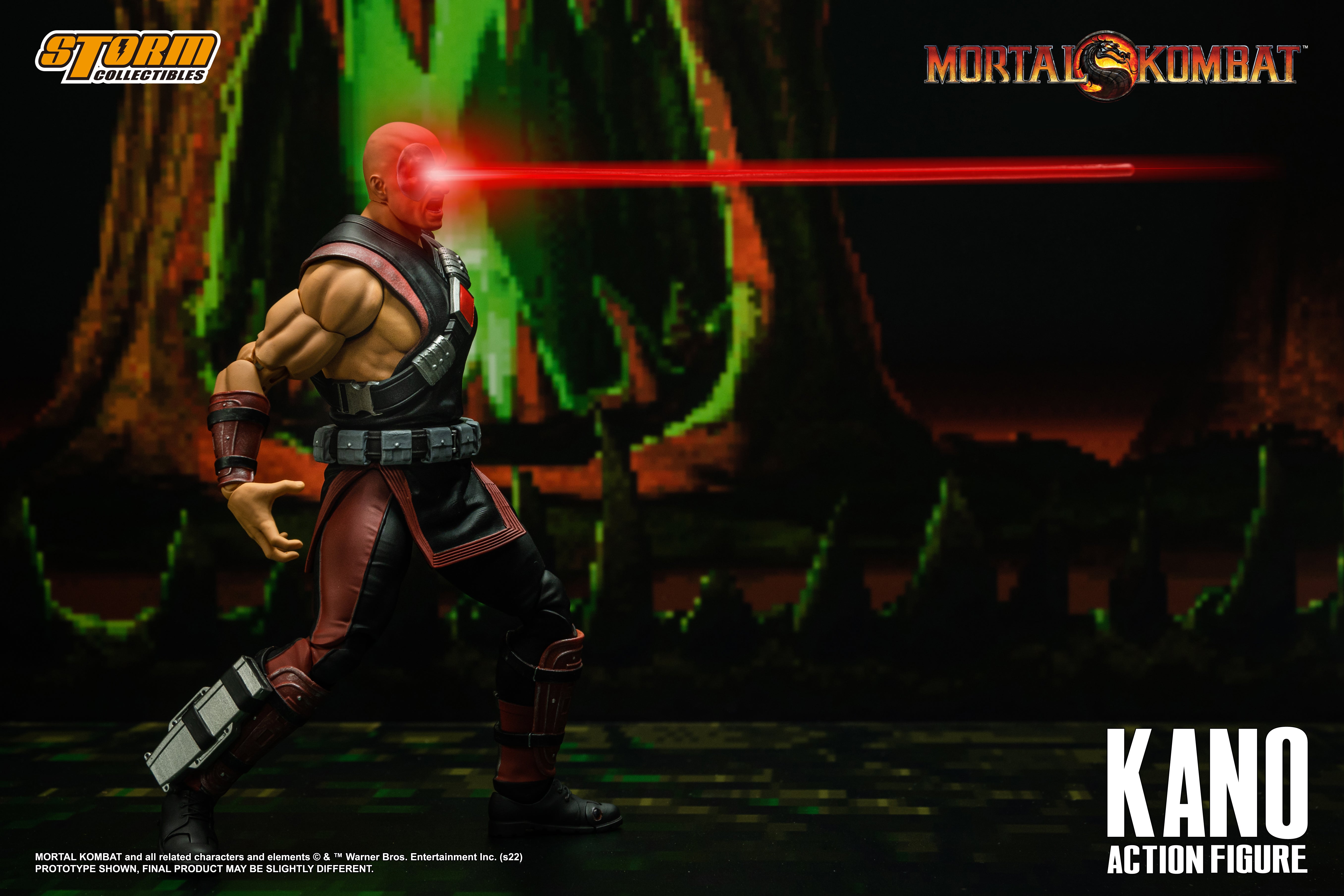 Kano Mortal Kombat Storm Highly-Detailed Collectible Action Figure