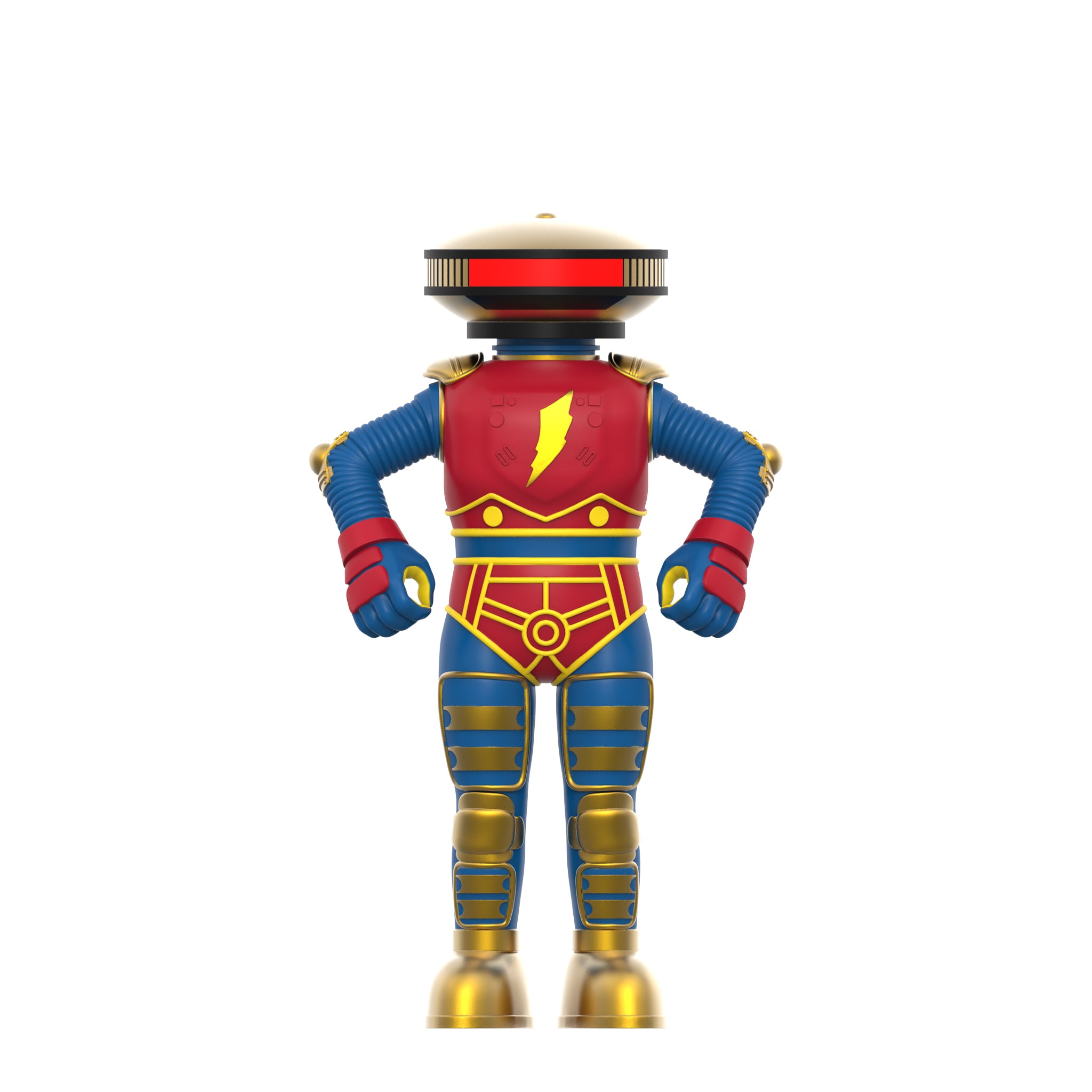 Wave 4 Power Rangers ReAction Figure - Alpha 5 Collectible Toy