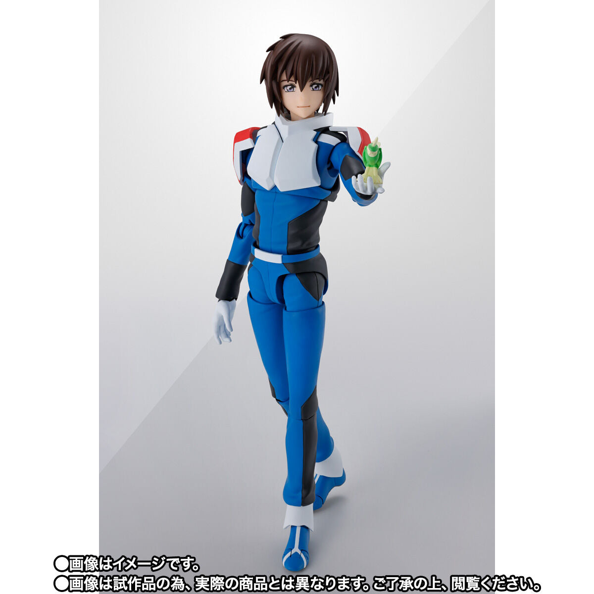 SH Figuarts Collectible Action Figure of Kira Yamato in Compass Pilot Suit Version from Mobile Suit Gundam SEED Freedom