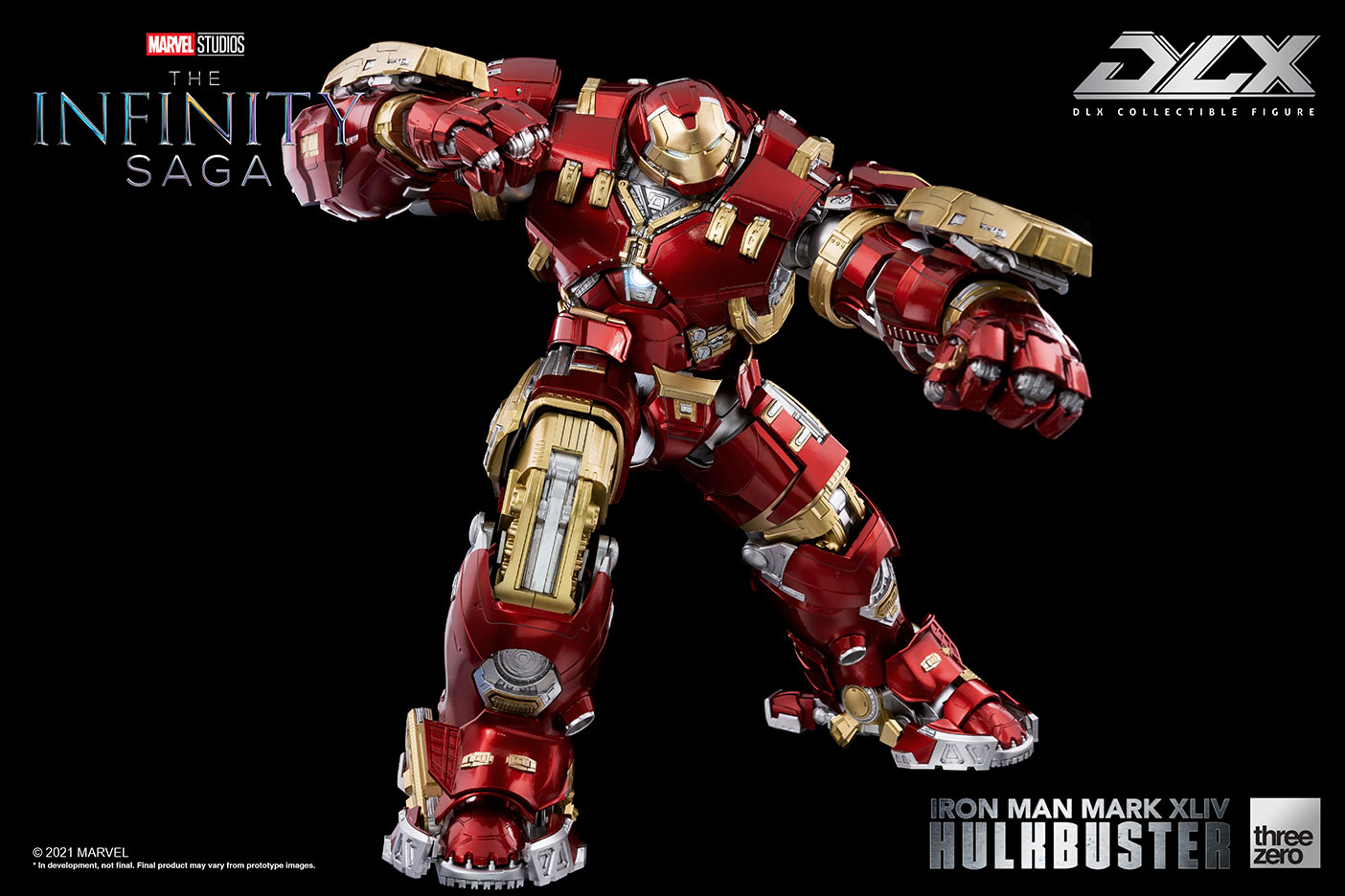 DLX Infinity Saga Die - Cast Iron Man Mark 44 Hulkbuster Armor with LED Lights