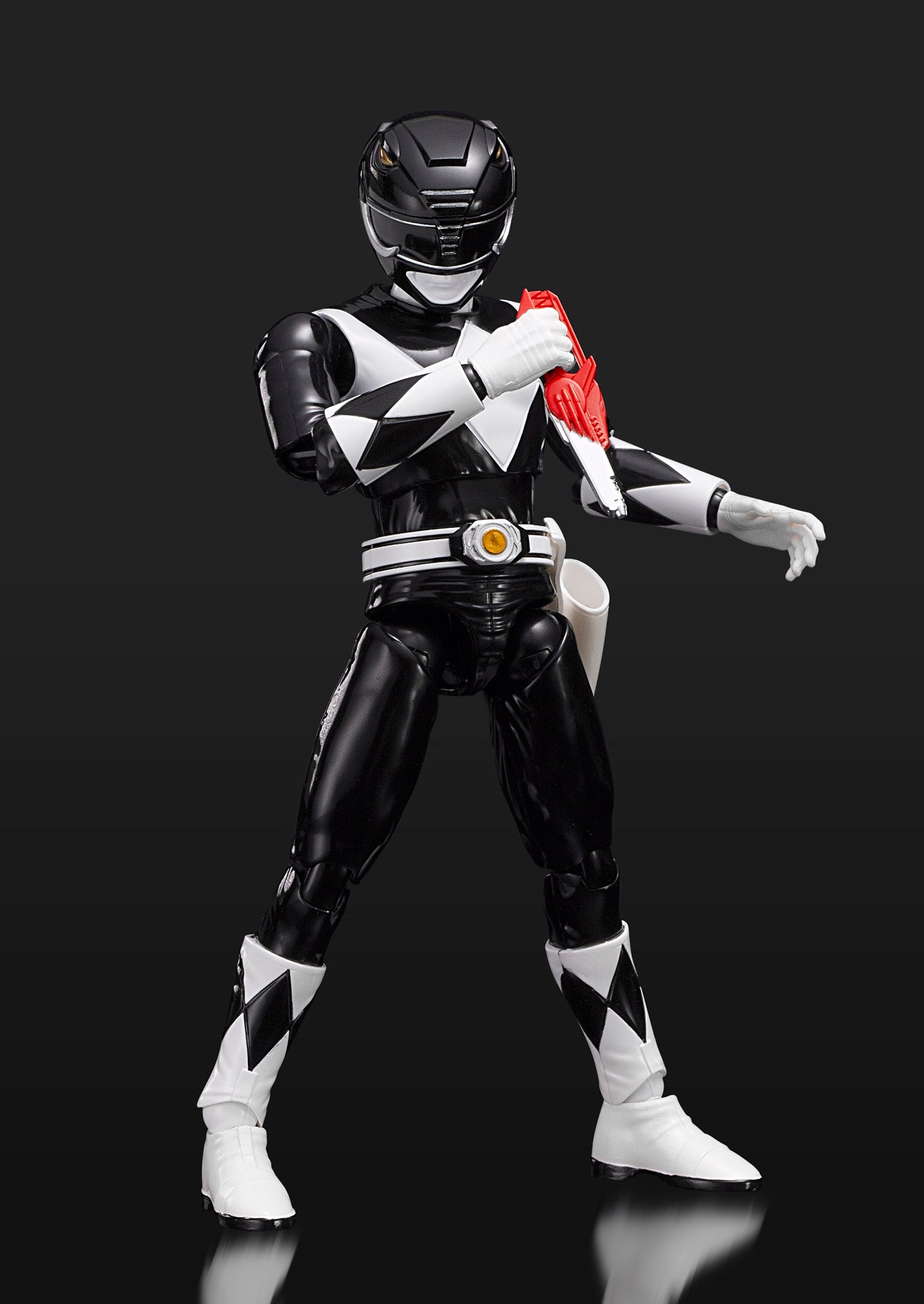 Flame Toys Pre - painted Plastic Model of Power Rangers Furai Black Ranger