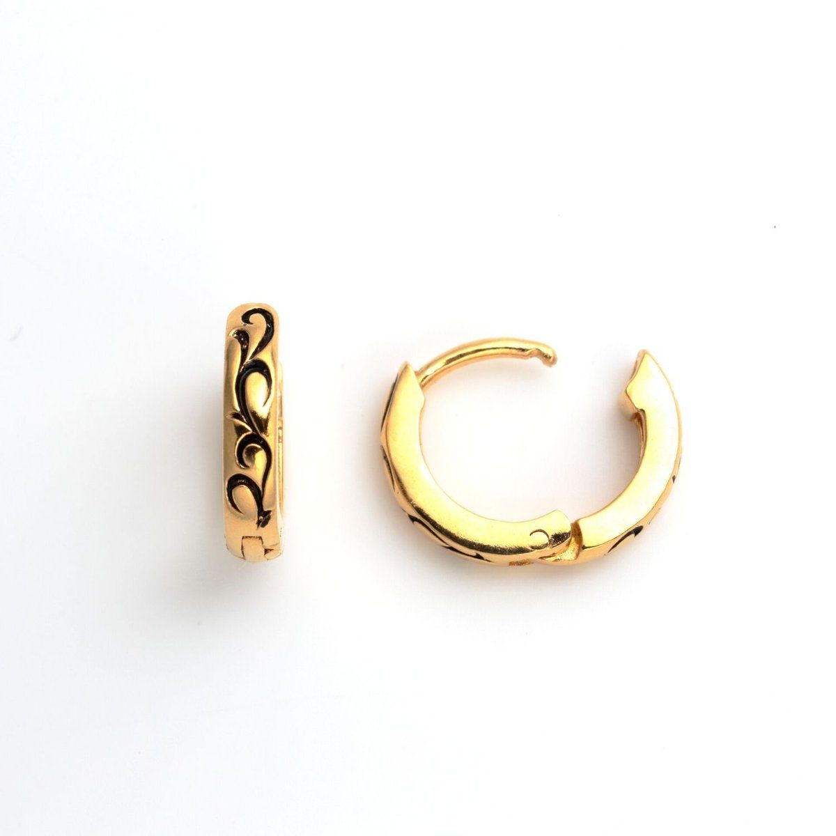 2021 Zenkaiger Plated Brass Earrings - 10mm Diameter, 2.5mm Thick