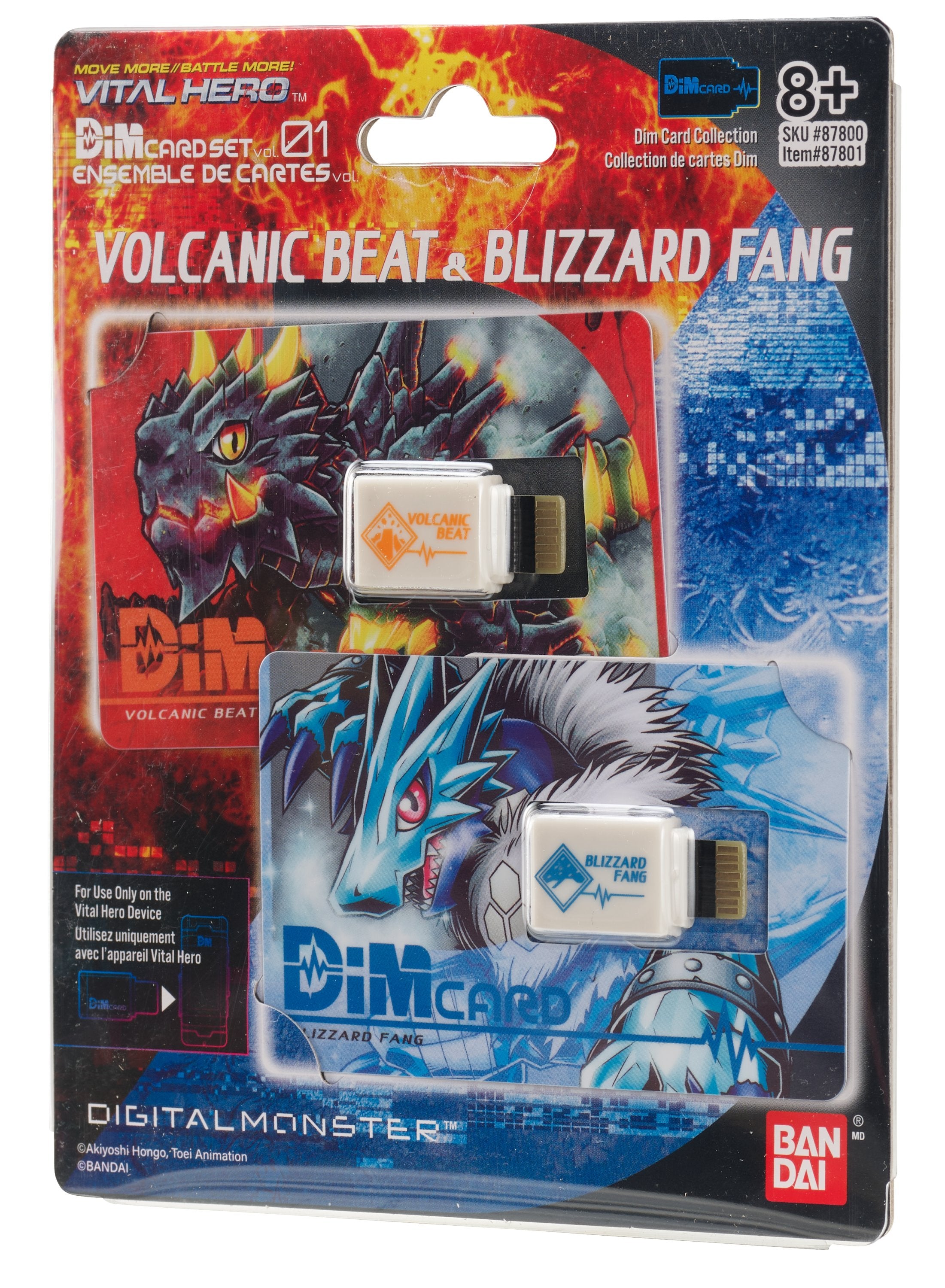 Vital Hero DIM Dual Card Pack: Volcanic Beat & Blizzard Fang