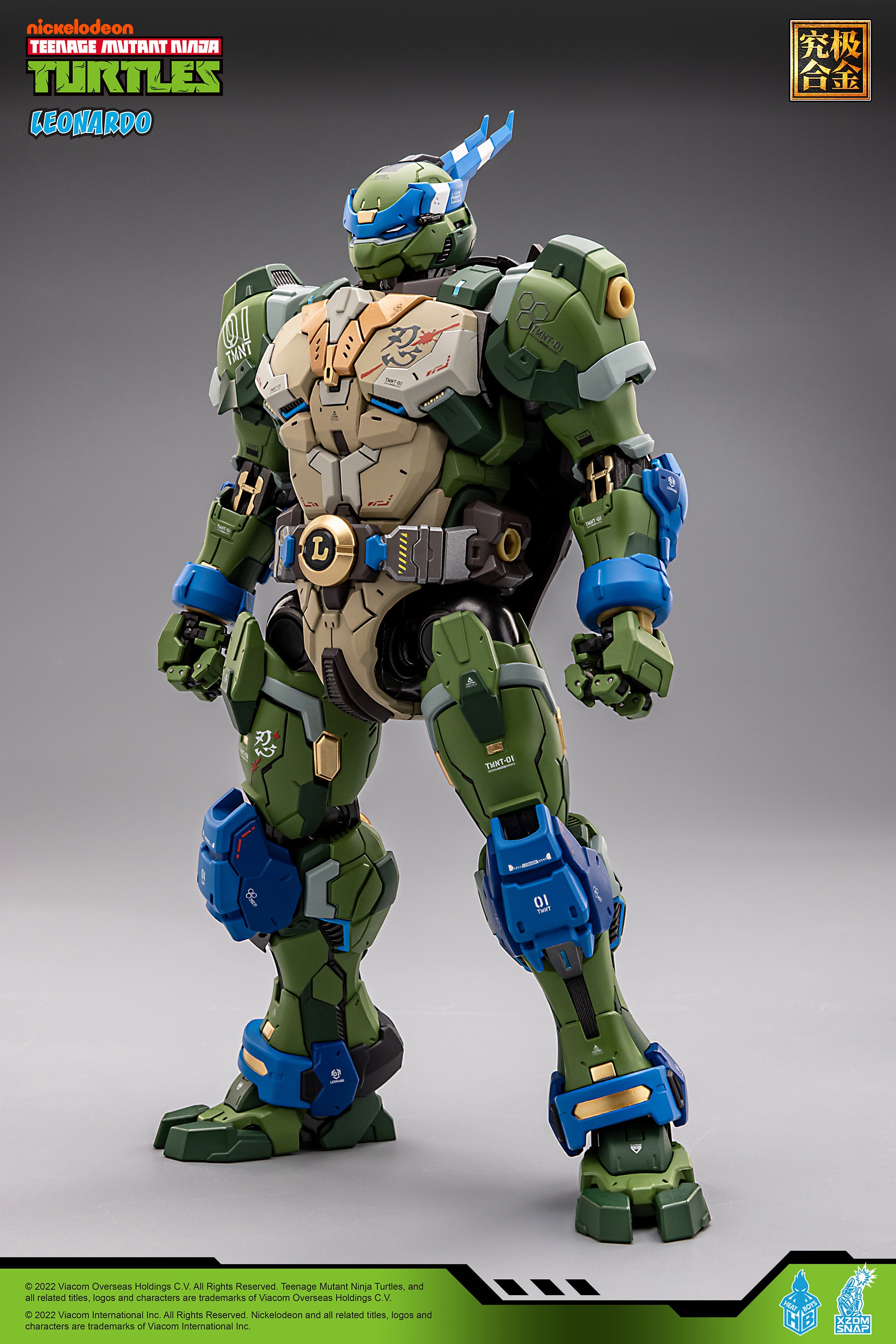 Heatboys Officially Licensed Teenage Mutant Ninja Turtles Mecha Action Figure - Leonardo HB0012