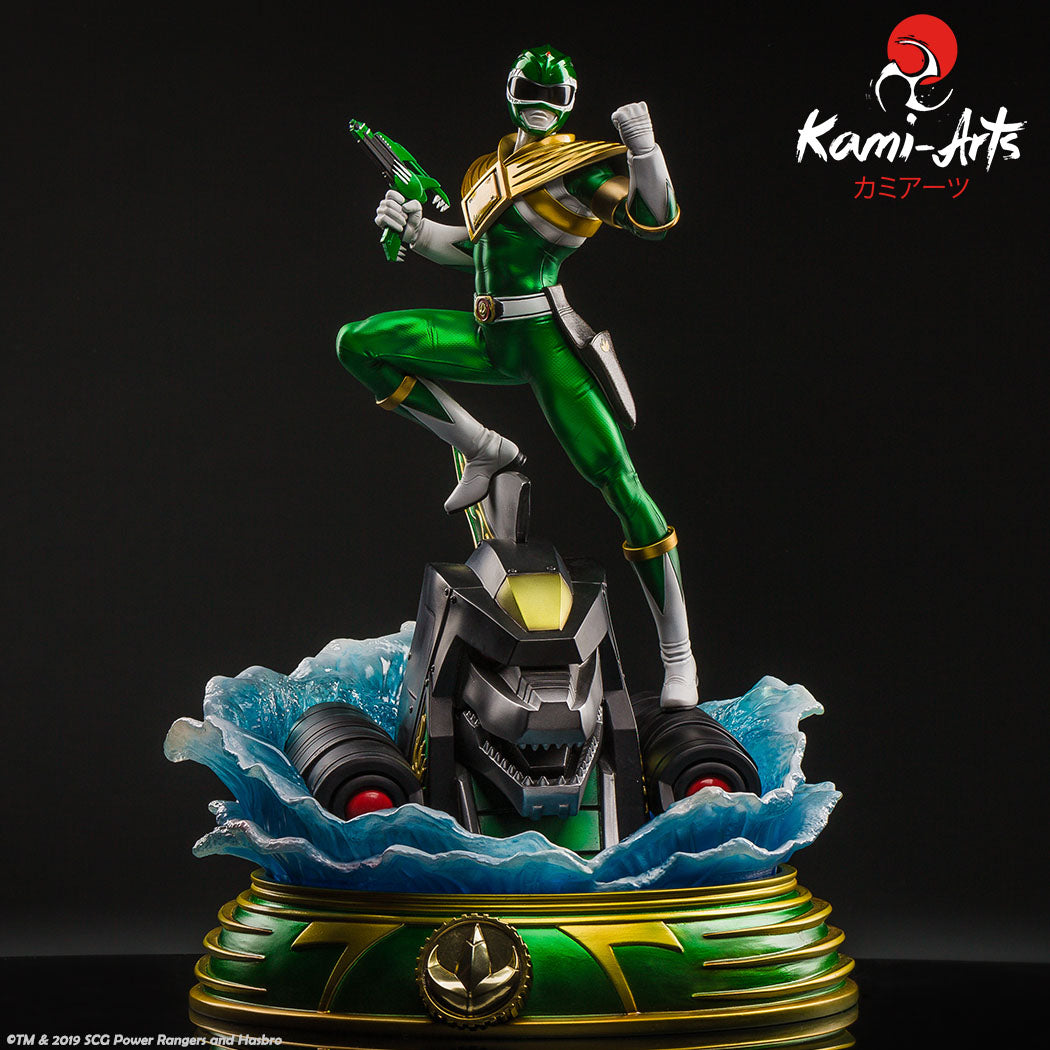 Collectible Kami-Arts 1:6 Scale Mighty Morphin Power Rangers Green Ranger Statue