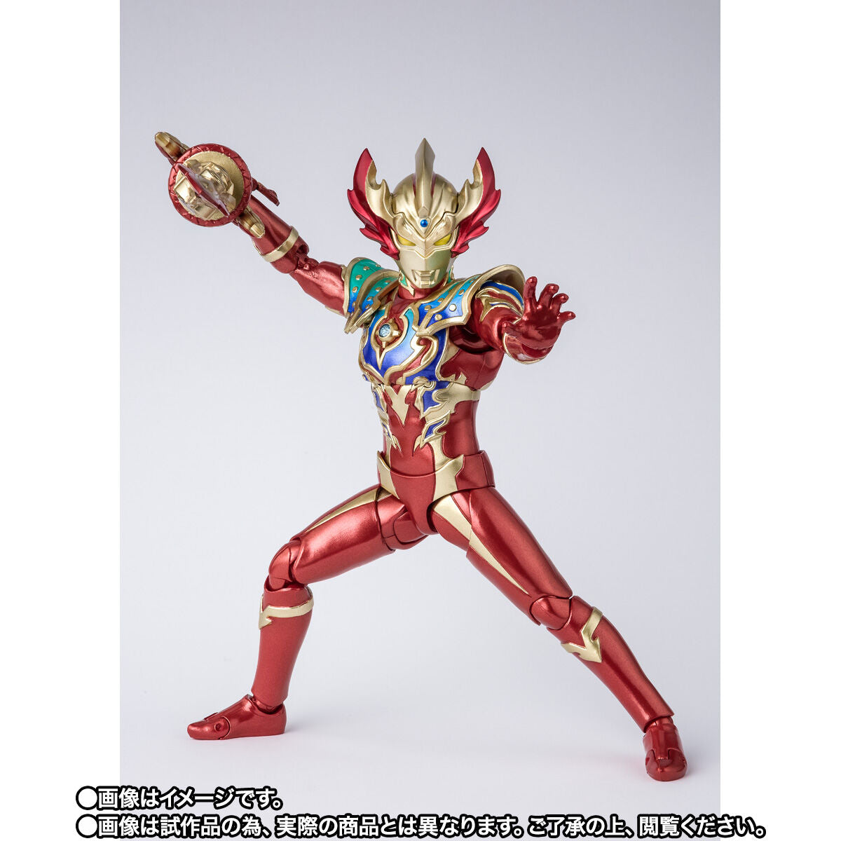 SH Figuarts Colorful Rainbow Ultraman Taiga Tri - Strium Collectible