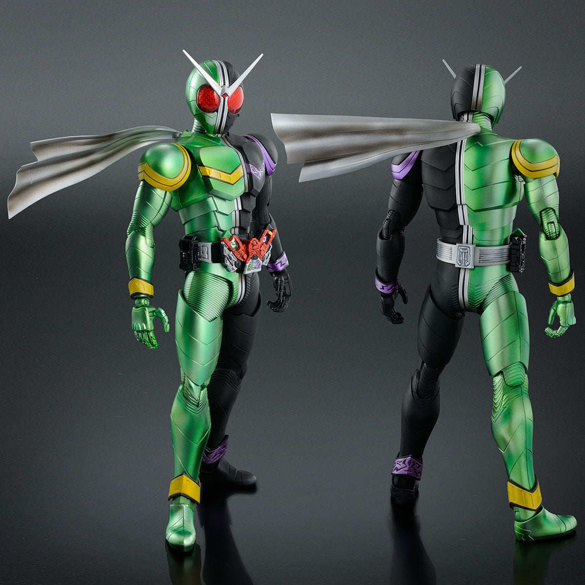 MG Figure Rise Artisan High - Quality Pre - painted 1/8 Scale Model Kit of Kamen Rider W Cyclone Joker