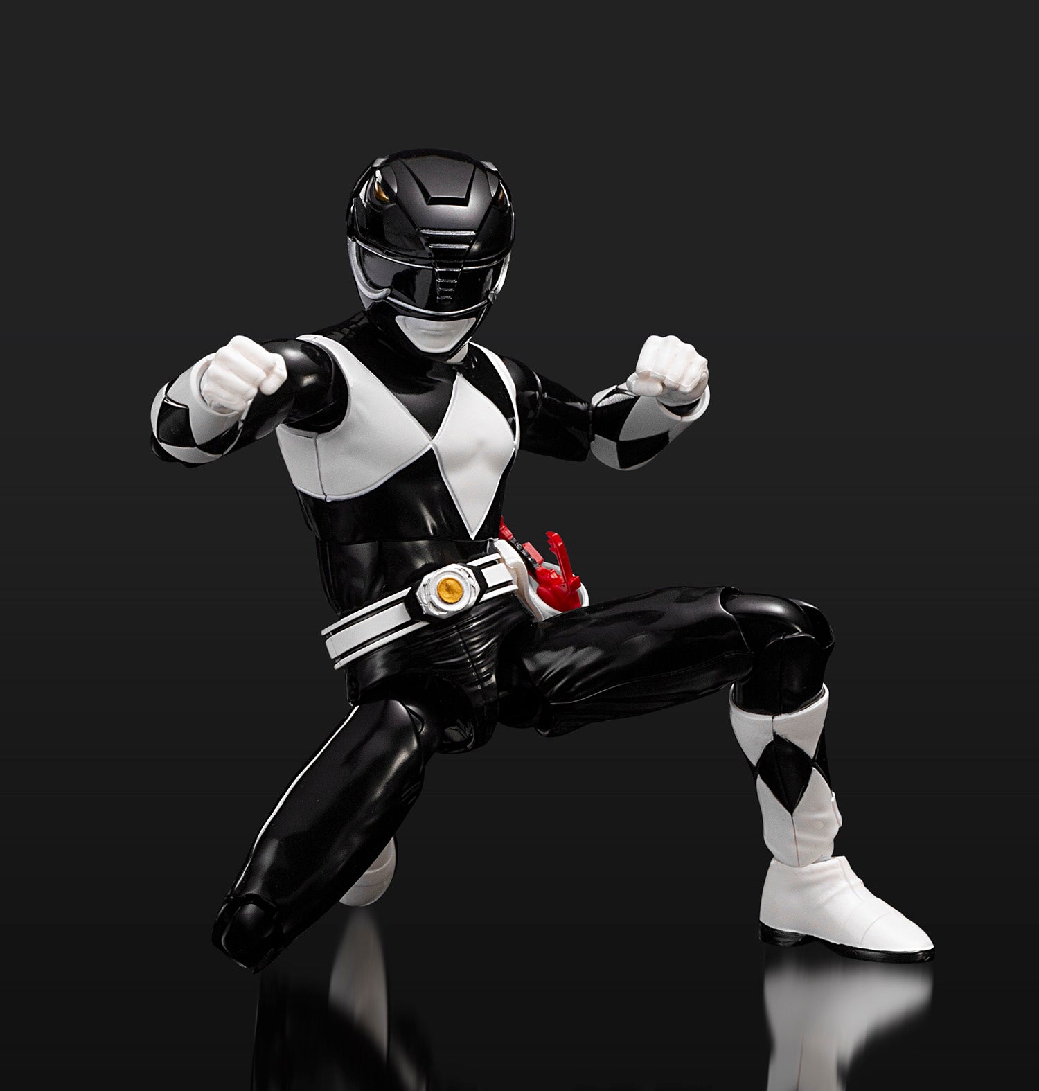 Flame Toys Pre - painted Plastic Model of Power Rangers Furai Black Ranger