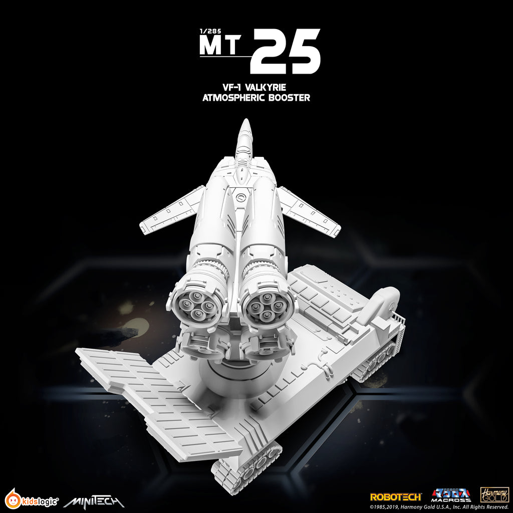 Miniature Collectible Minitech MT25 Veritech VF - 1 Valkyrie Atmospheric Booster Model