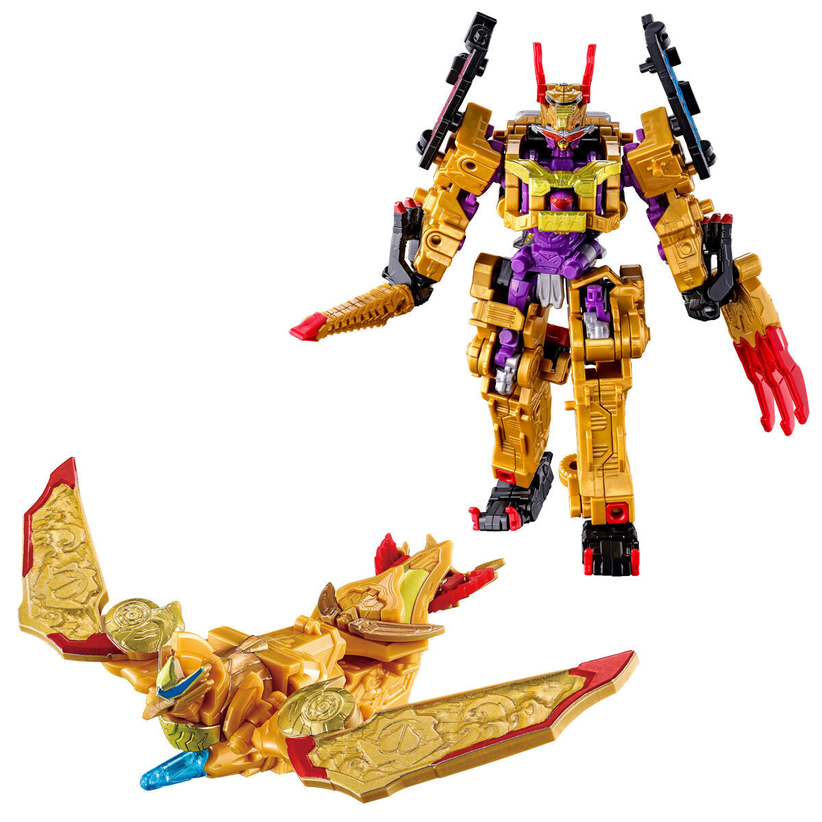 DonBrothers Miniature Plastic Model Set SP02 - Featuring Tora Dragonjin, Omikoshi Phoenix and Extra Parts for Don Onitaijin