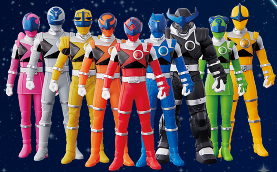 Complete Set of 9 Kyuranger Vinyl Figures with USA Shipping