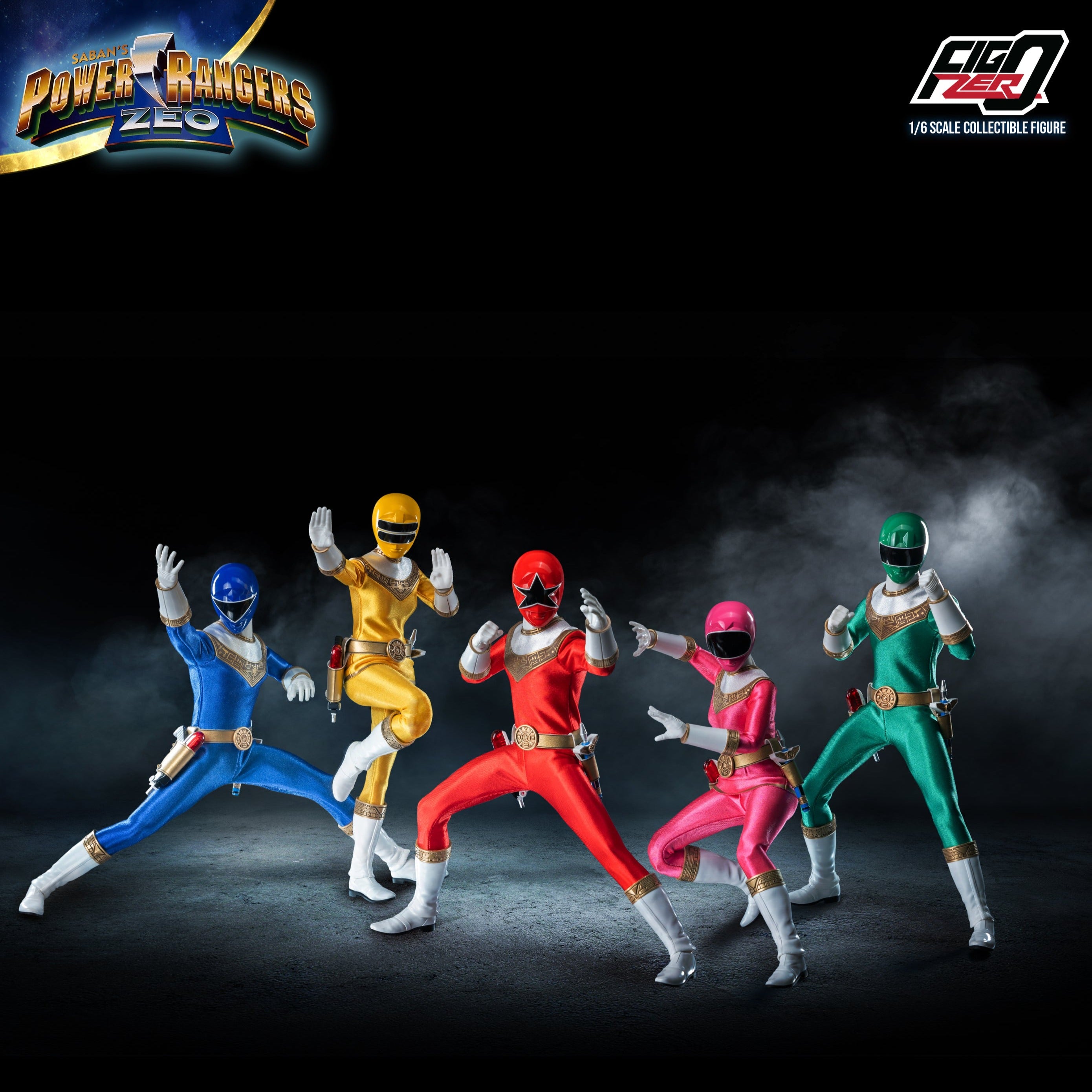 Pre - order FigZero 1/6 Power Rangers Zeo Action Figure Box Set