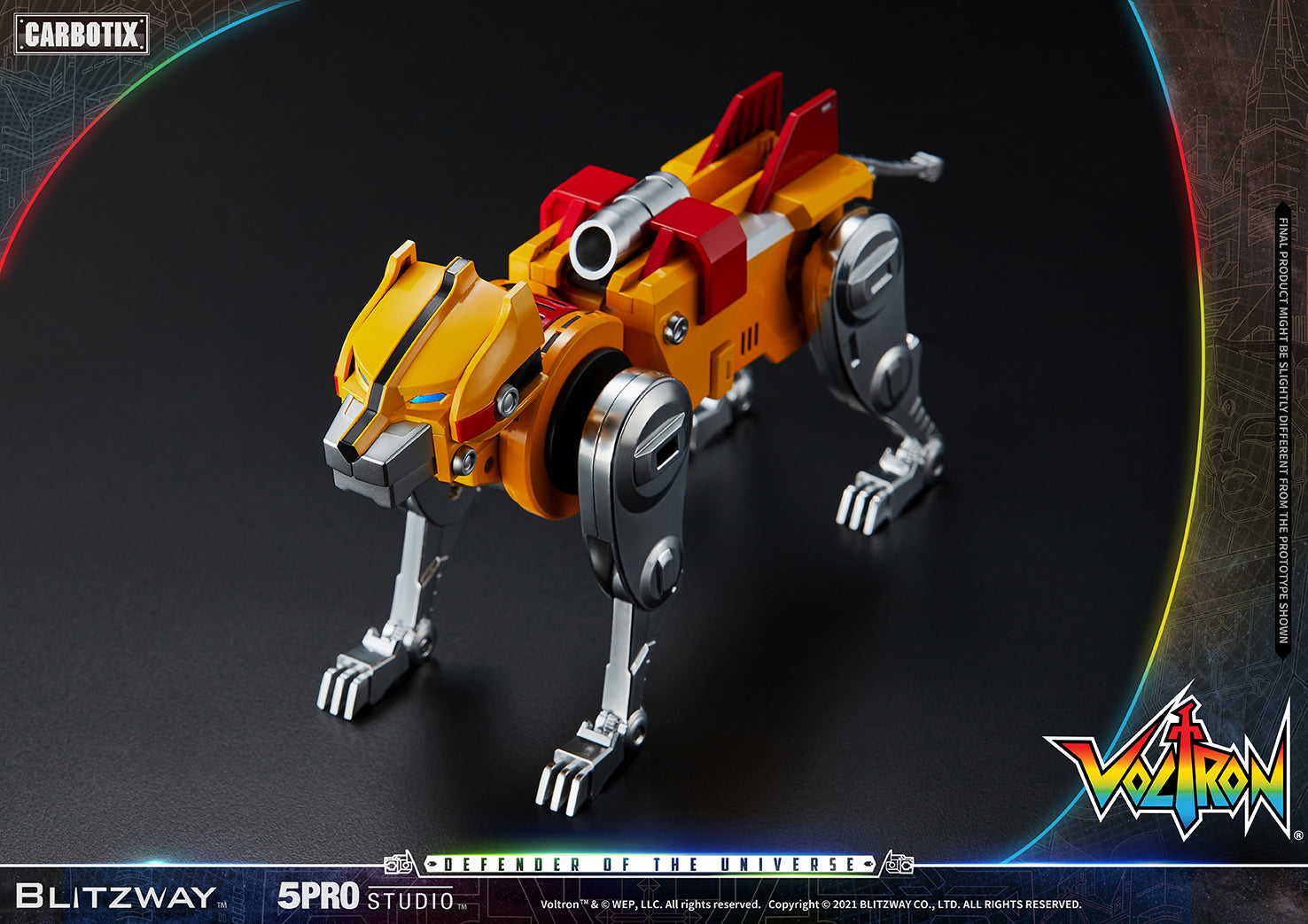 Blitzway High - Quality Collectible Carbotix Voltron Figure from Voltron Anime Series