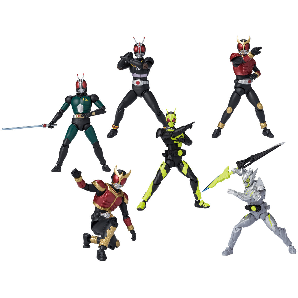 Collectible Kamen Rider Shodo XX Figurine Set
