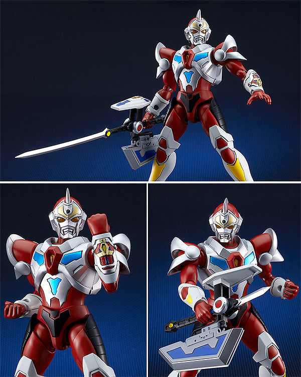 New Release: SenTiNel Co - created 'Gridman the Hyper Agent' 8 - foot Tall Articulated Alloy Combiner, Thunder Gridman