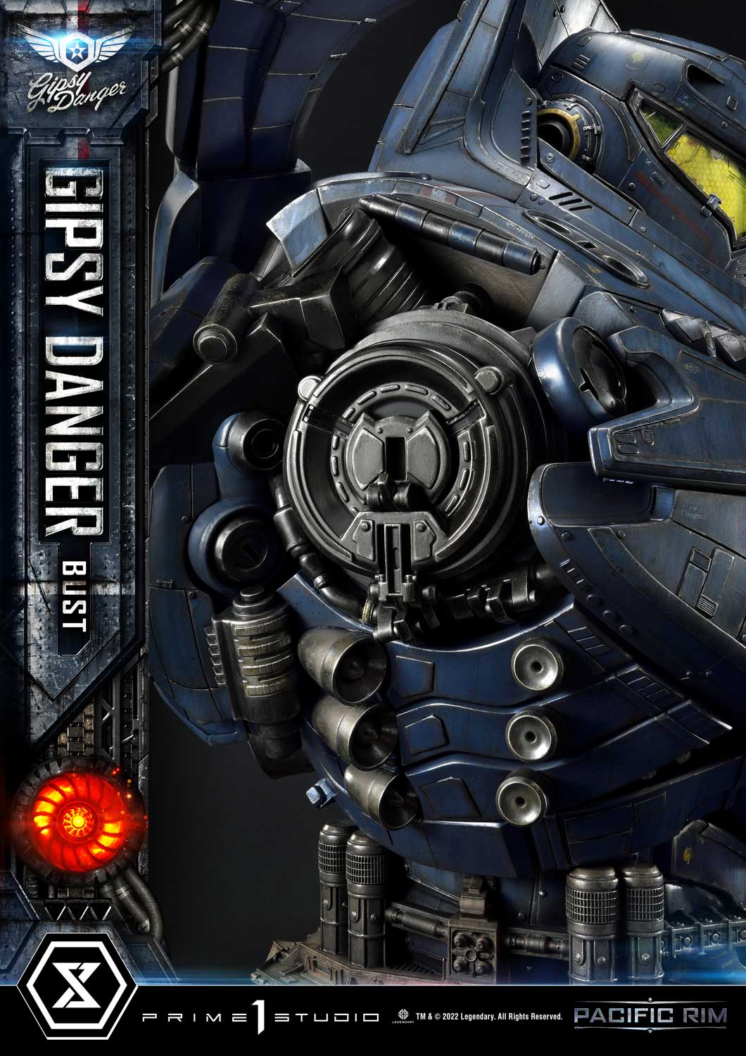 Pacific Rim Gipsy Danger Life - Size Bust Collectible Model