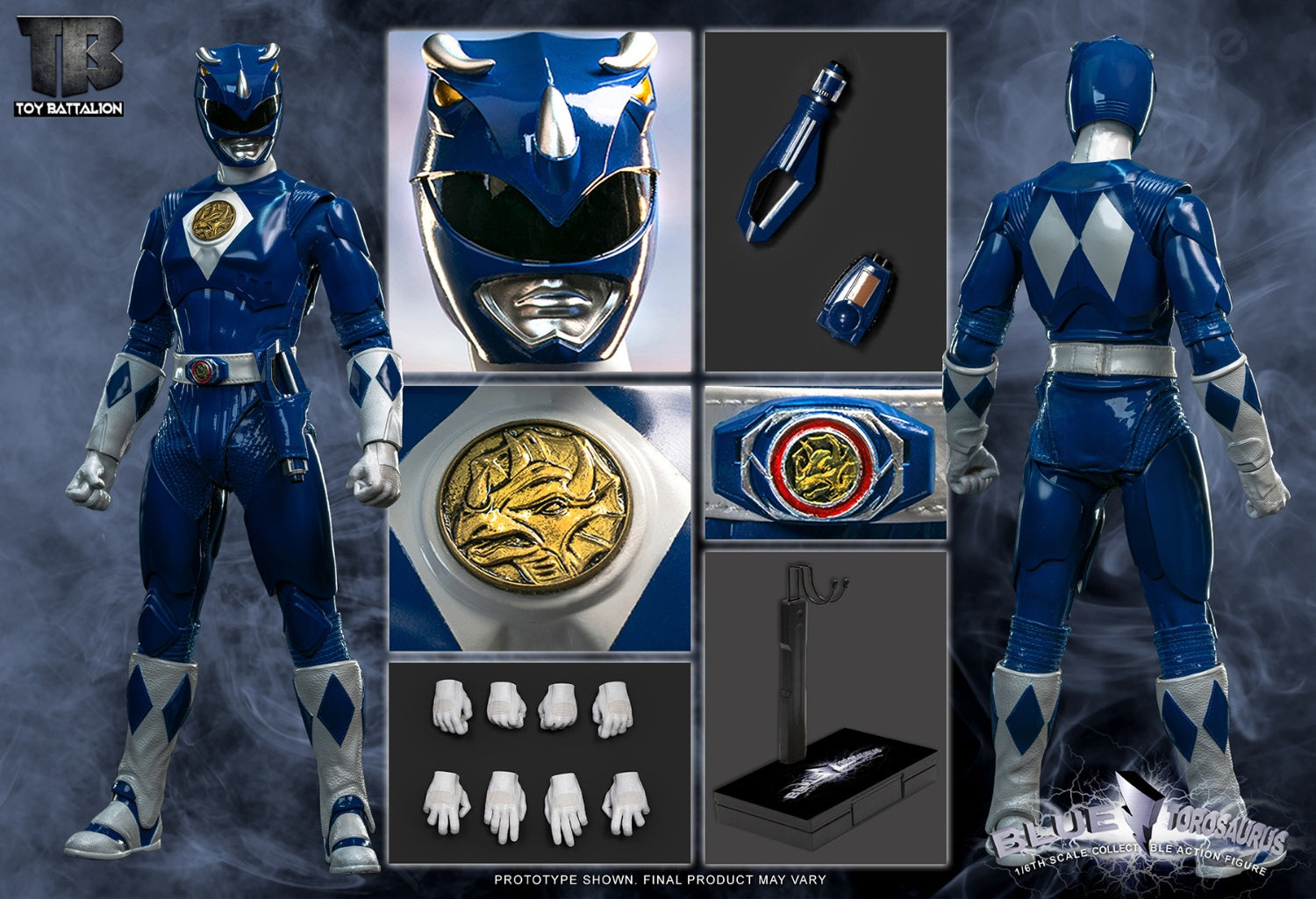 1/6 Scale Blue Torosaurus TB014 Action Figure from Toys Battalion