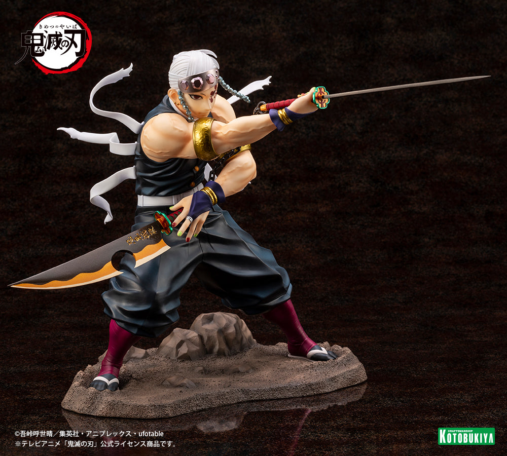 ARTFX J Collectible Statue of Tengen Uzui from Demon Slayer: Kimetsu no Yaiba