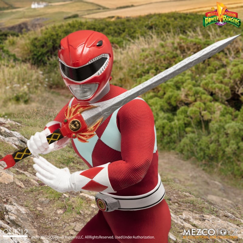 Mezco One:12 Collective Premium Mighty Morphin Power Rangers Deluxe Boxed Figure Set
