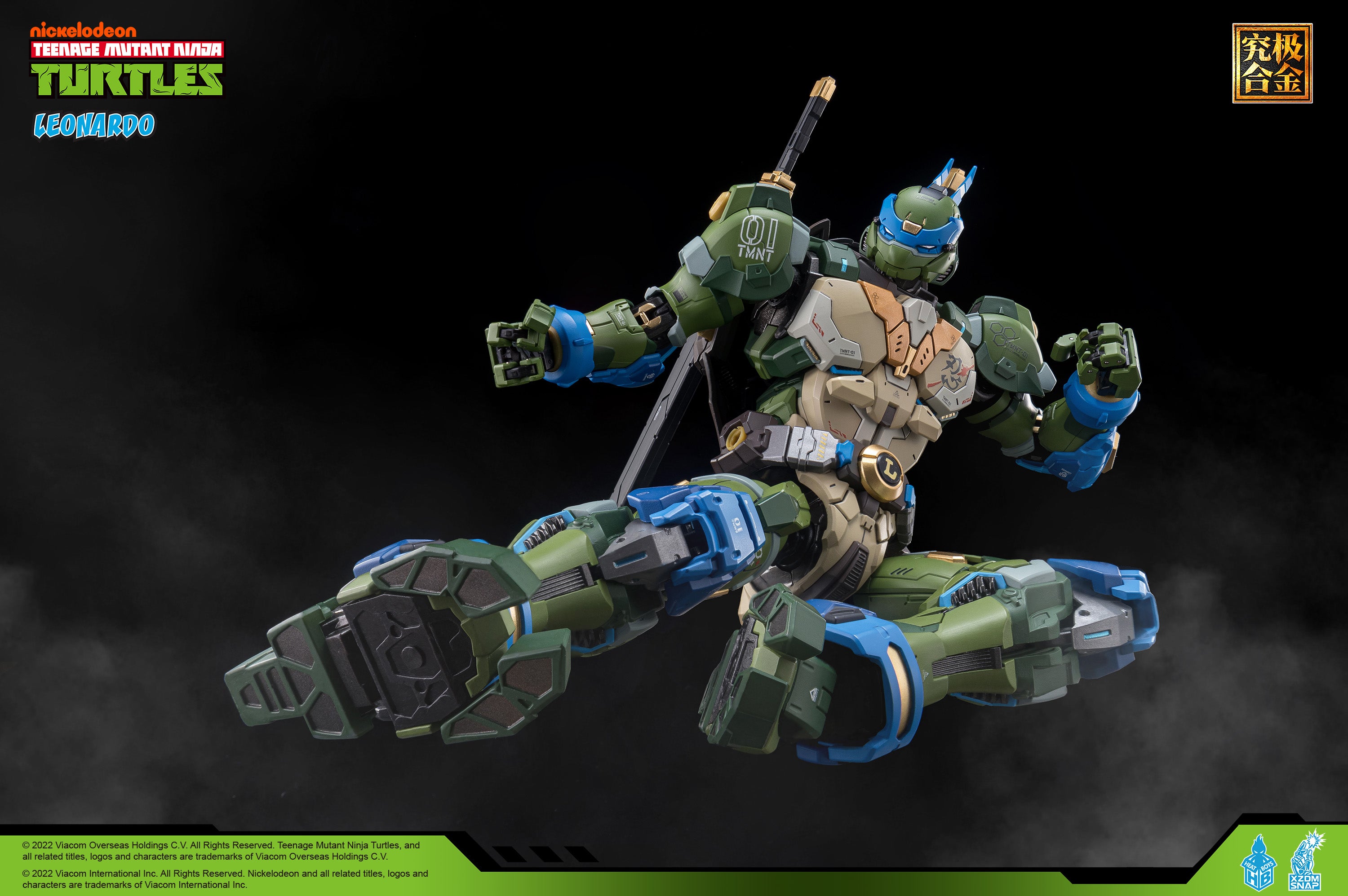 Heatboys Officially Licensed Teenage Mutant Ninja Turtles Mecha Action Figure - Leonardo HB0012