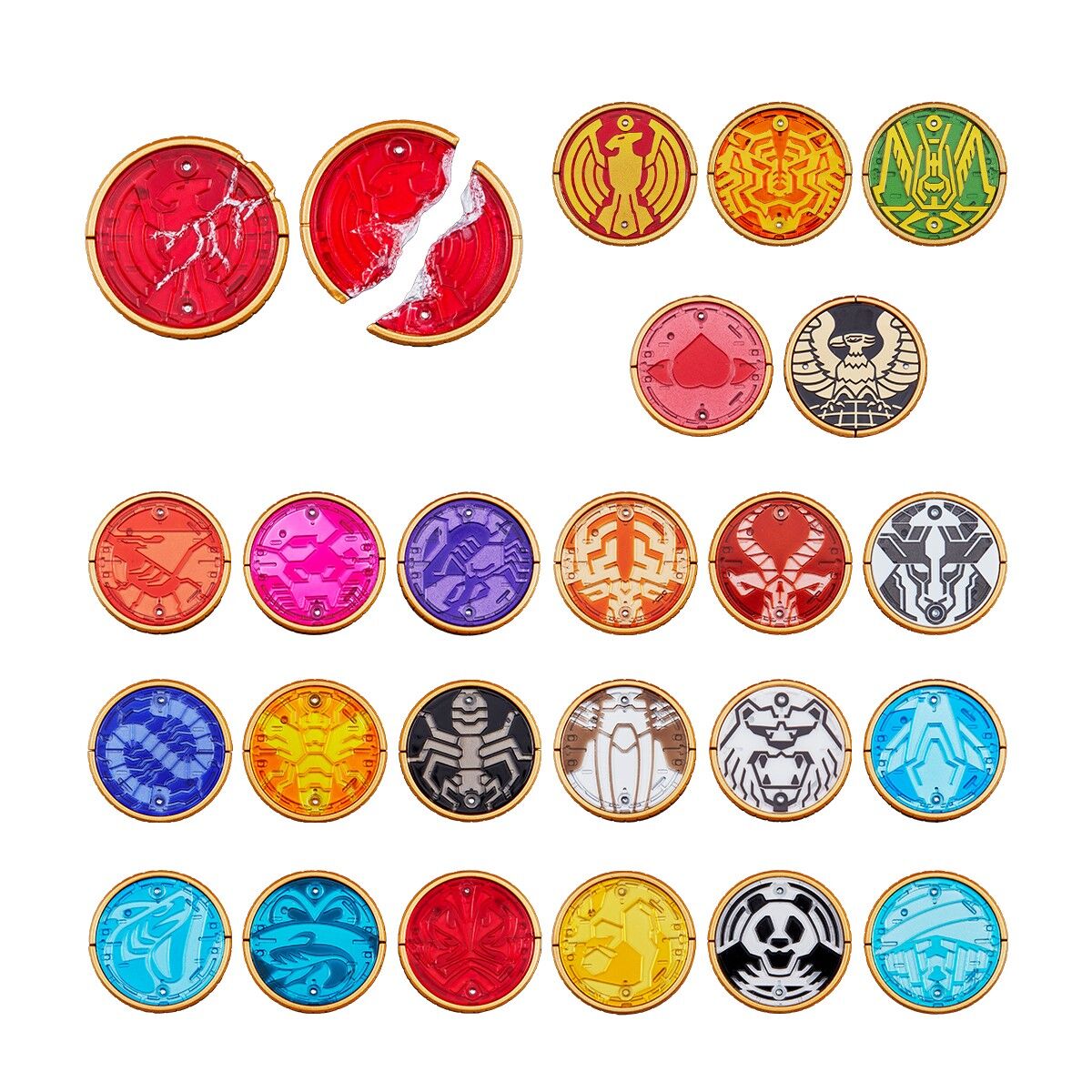 CSM Core Medal Combination Change Set with Cracked Taka Medal for CSM OOO Driver