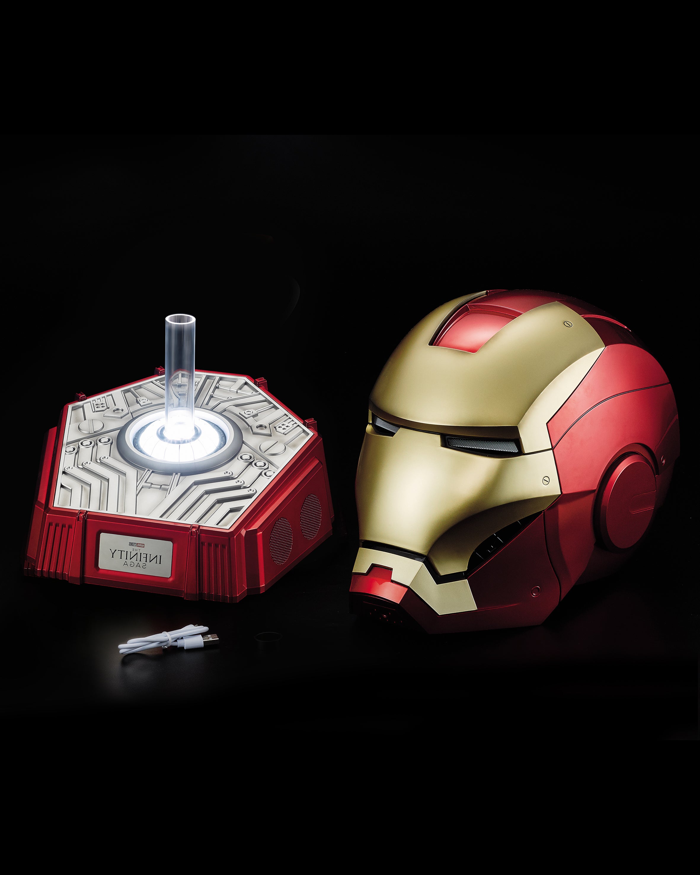 Killerbody Licensed Iron Man Mark 7 Comfortable Wearable Helmet with Bluetooth Speaker