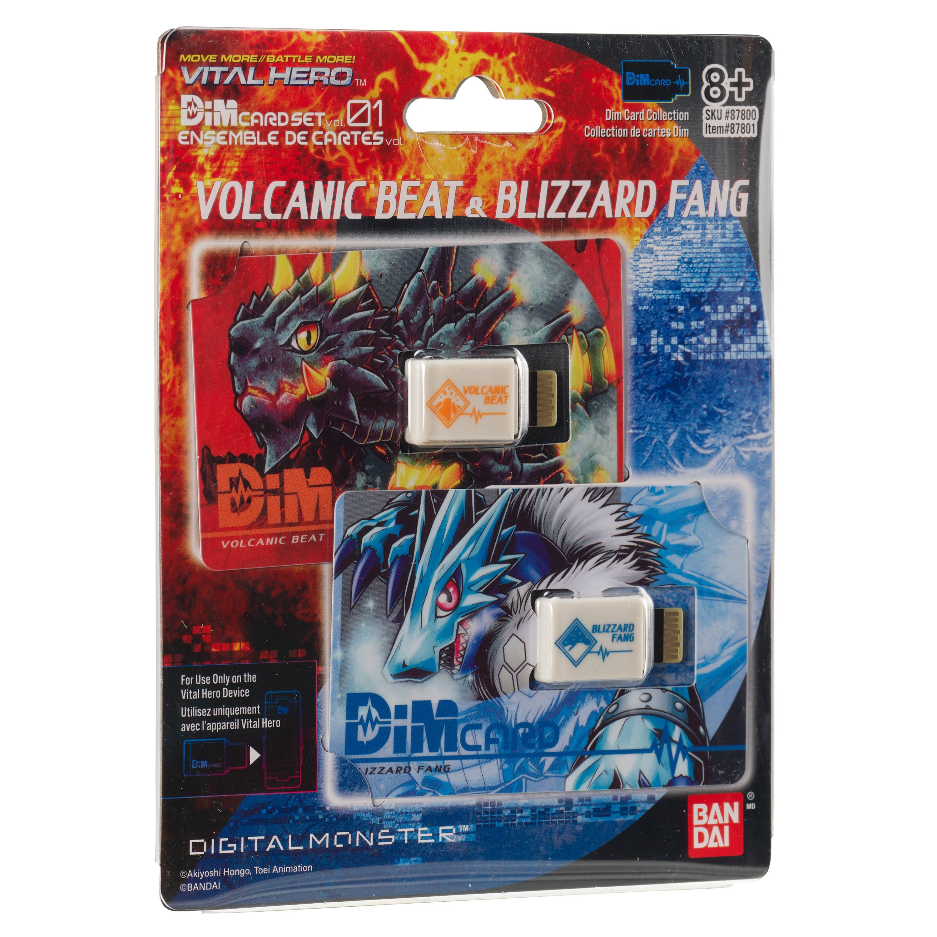 Vital Hero DIM Dual Card Pack: Volcanic Beat & Blizzard Fang