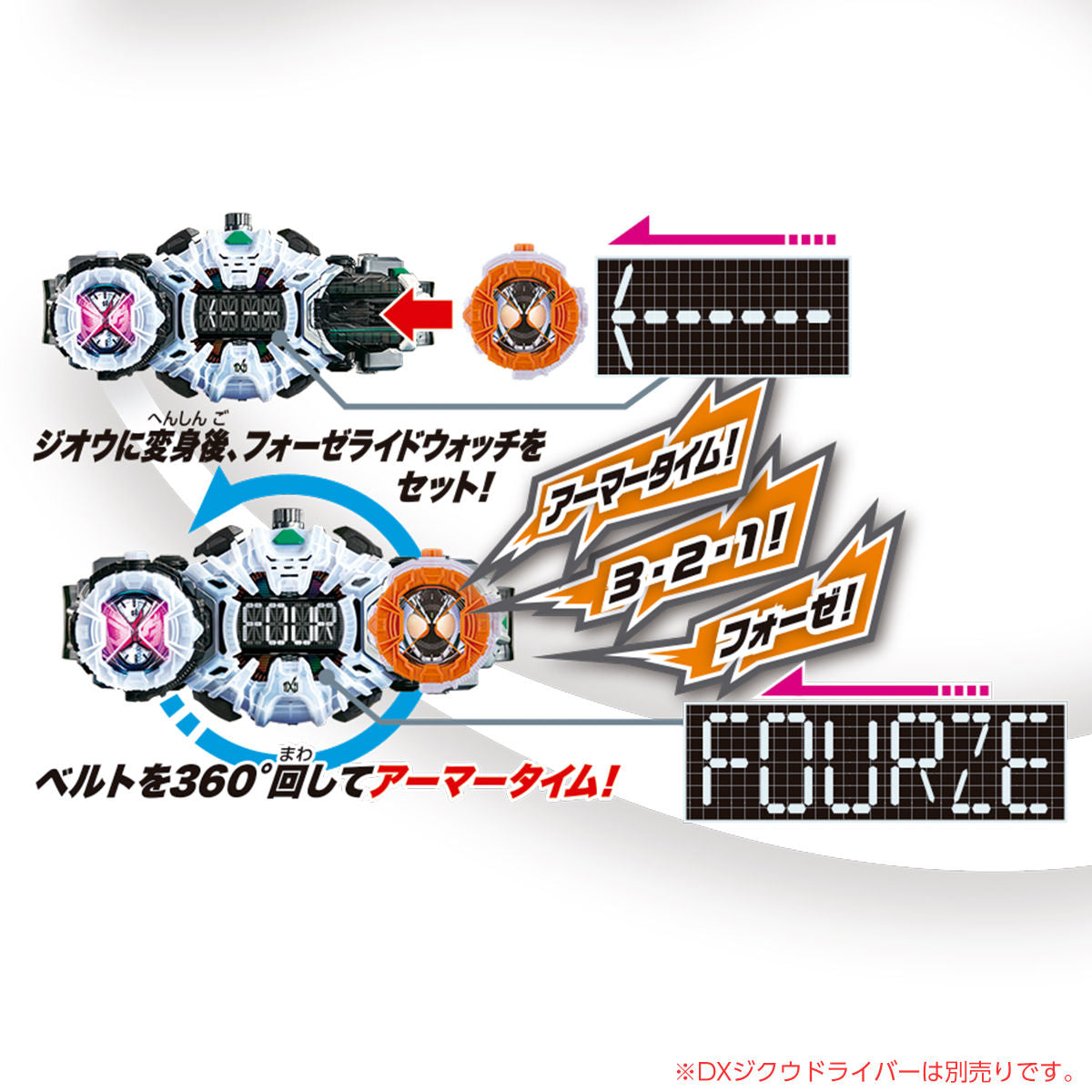 DX Fourze Style RideWatch - An Interactive Toy for Fans