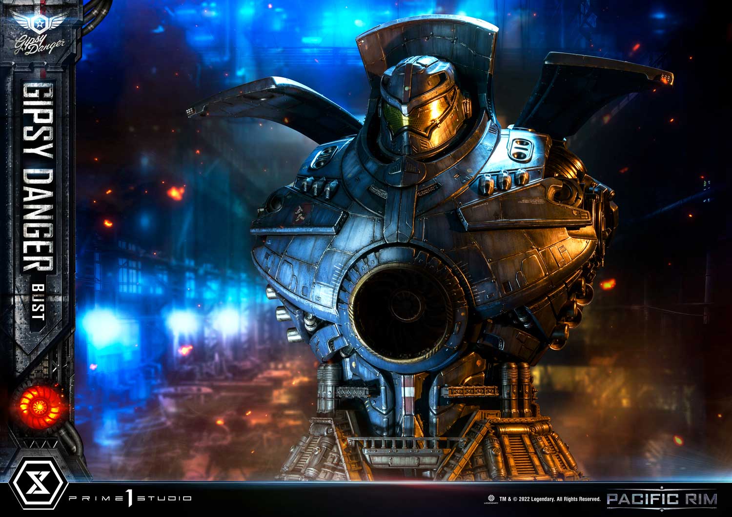 Pacific Rim Gipsy Danger Life - Size Bust Collectible Model