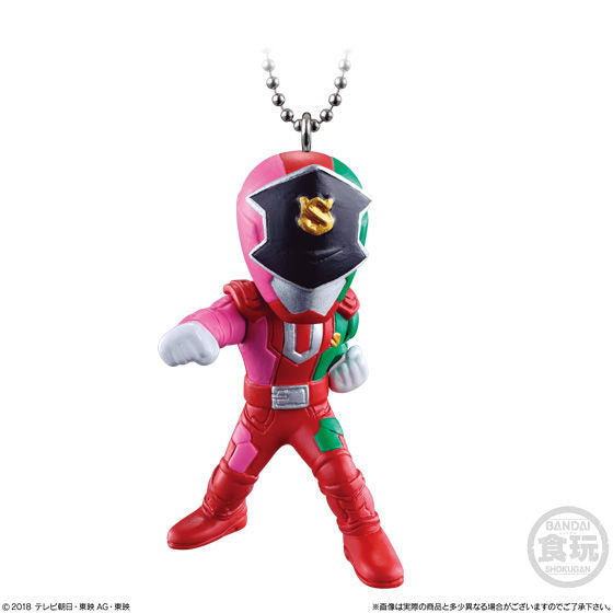 Collectible Lupinranger VS Patoranger Character Mascot Keychains Set 02